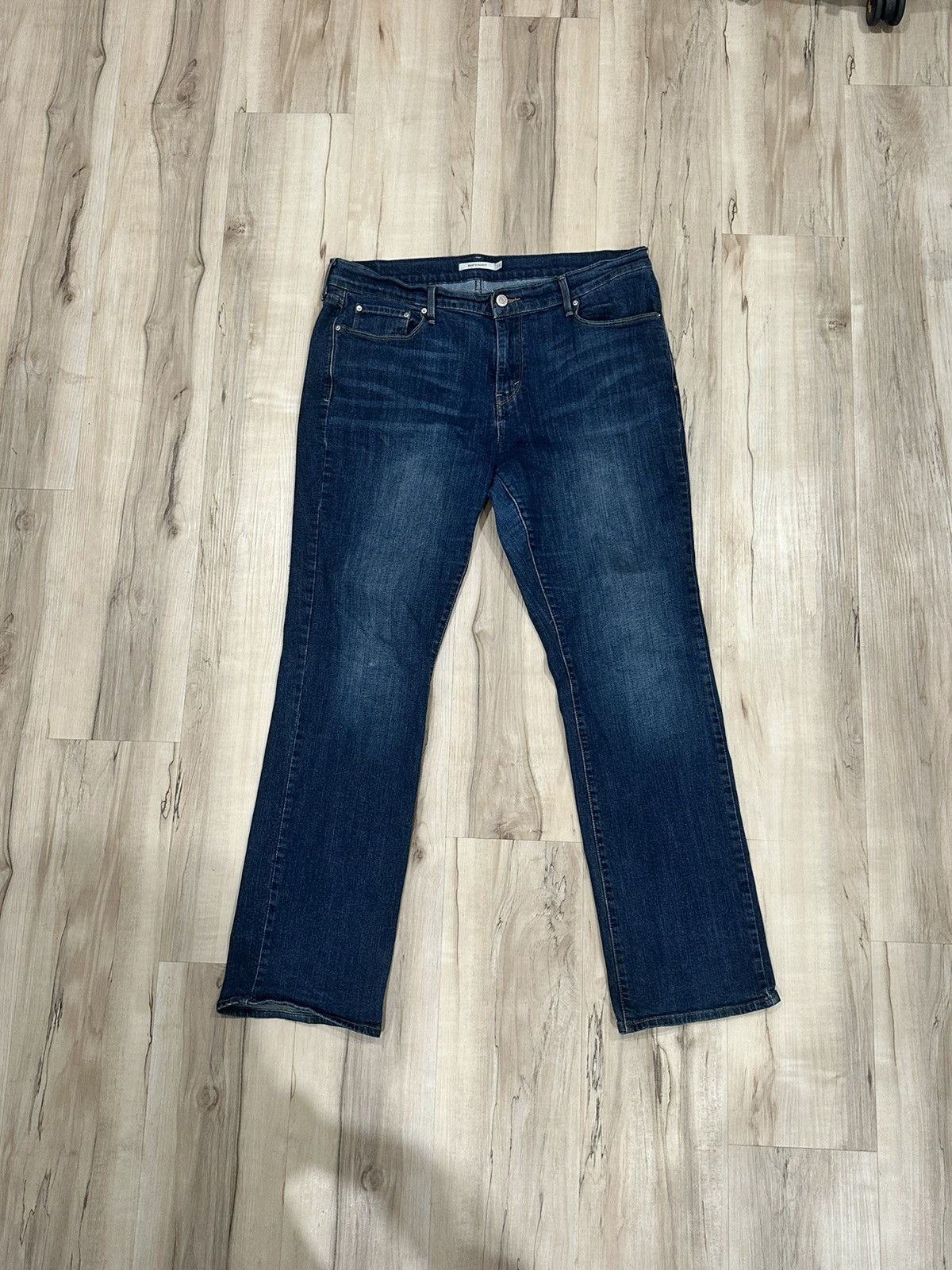 Levi's Levis 505 Straight Indigo Denim 34 x 34 Size US 34 / EU 50 - 1 Thumbnail
