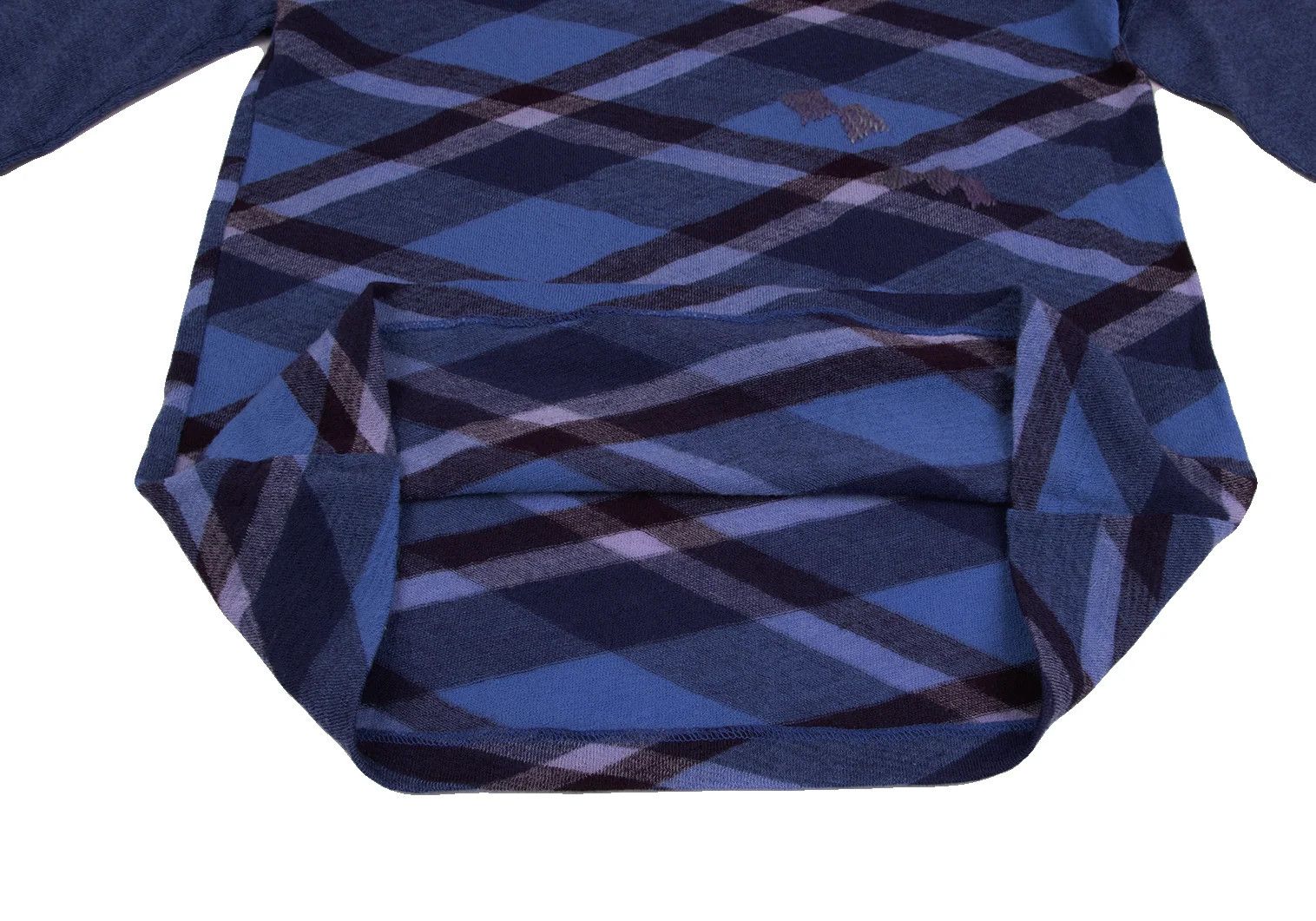 Yohji Yamamoto Yohji Yamamoto Embroidered Diamond Check Knit Top Size US M / EU 48-50 / 2 - 7 Thumbnail