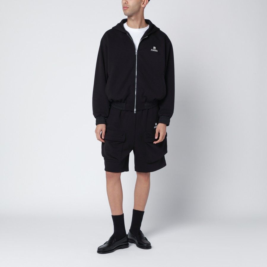Amiri o1d2blof0226 Cotton-Blend Zip Sweatshirt in Black Size US S / EU 44-46 / 1 - 2 Thumbnail