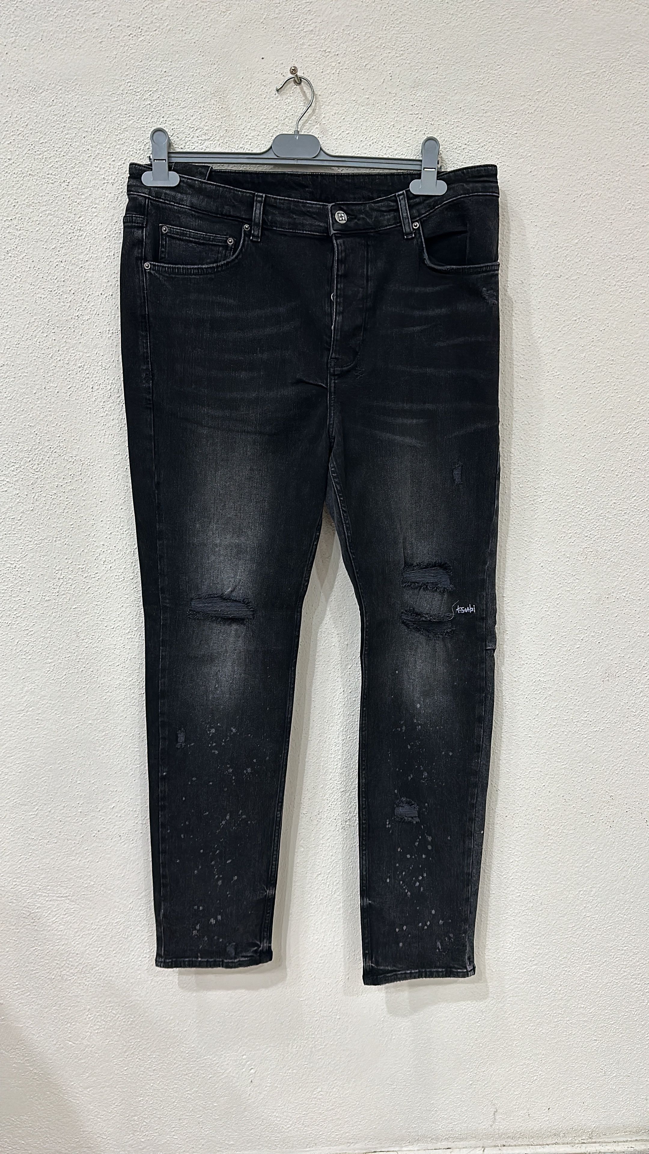Ksubi Ksubi Chitch Blackk Rokk Denim Black Size 38 Size US 38 / EU 54 - 1 Thumbnail