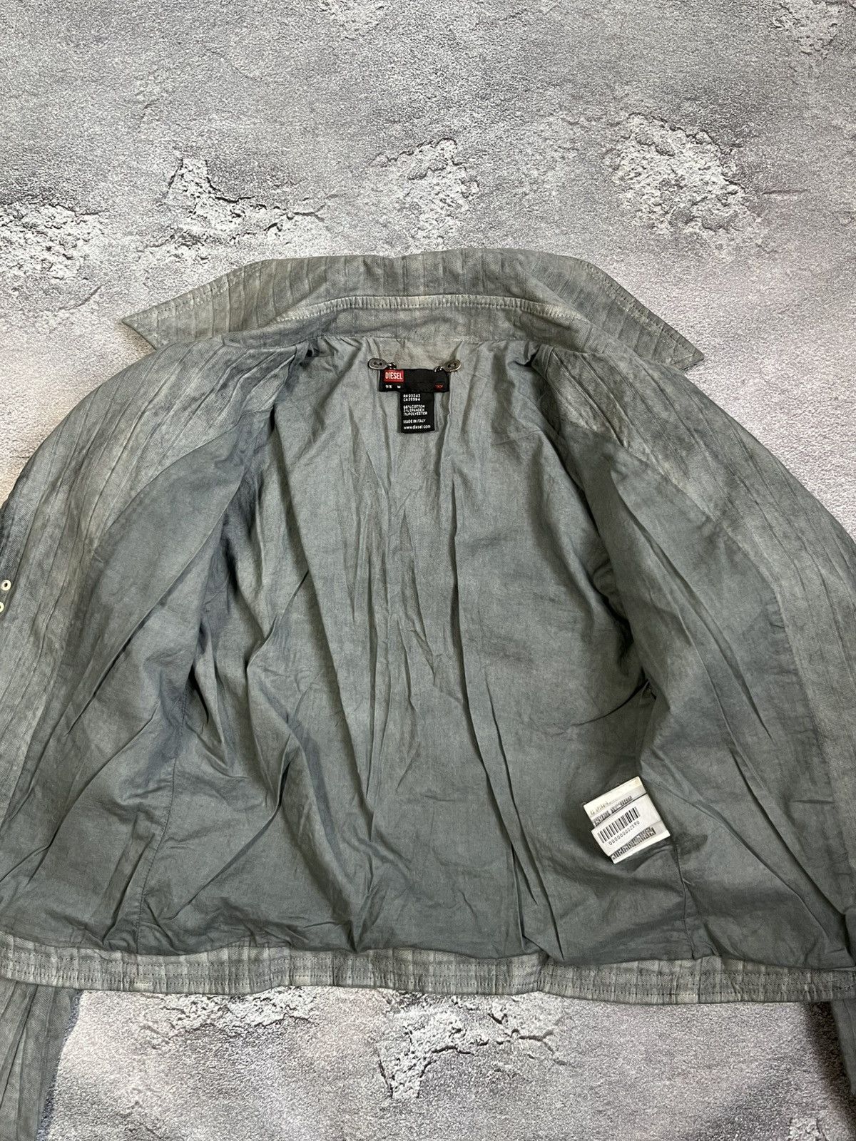 Diesel RARE Vintage 90s Archive Diesel Sample Denim Jacket Size M / US 6-8 / IT 42-44 - 12 Thumbnail
