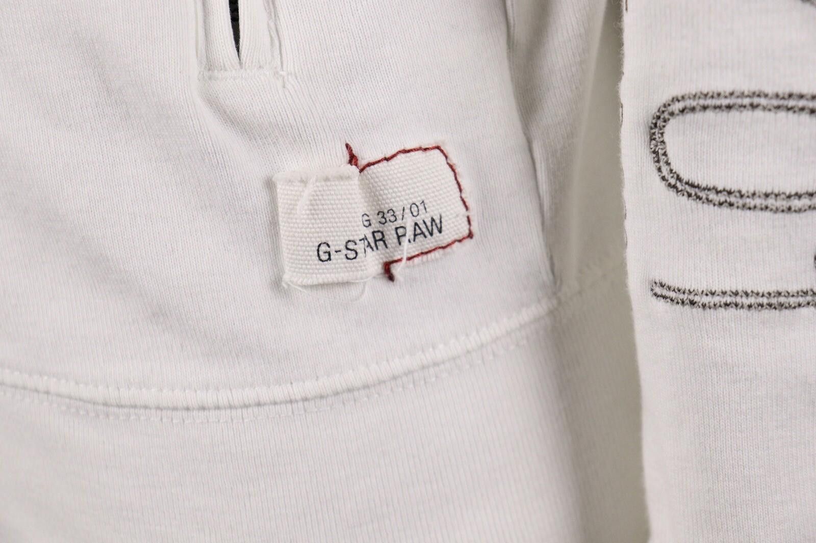 G-Star G-Star 3301 White Big Logo Full Zip Sweater Size M Size M / US 6-8 / IT 42-44 - 7 Thumbnail
