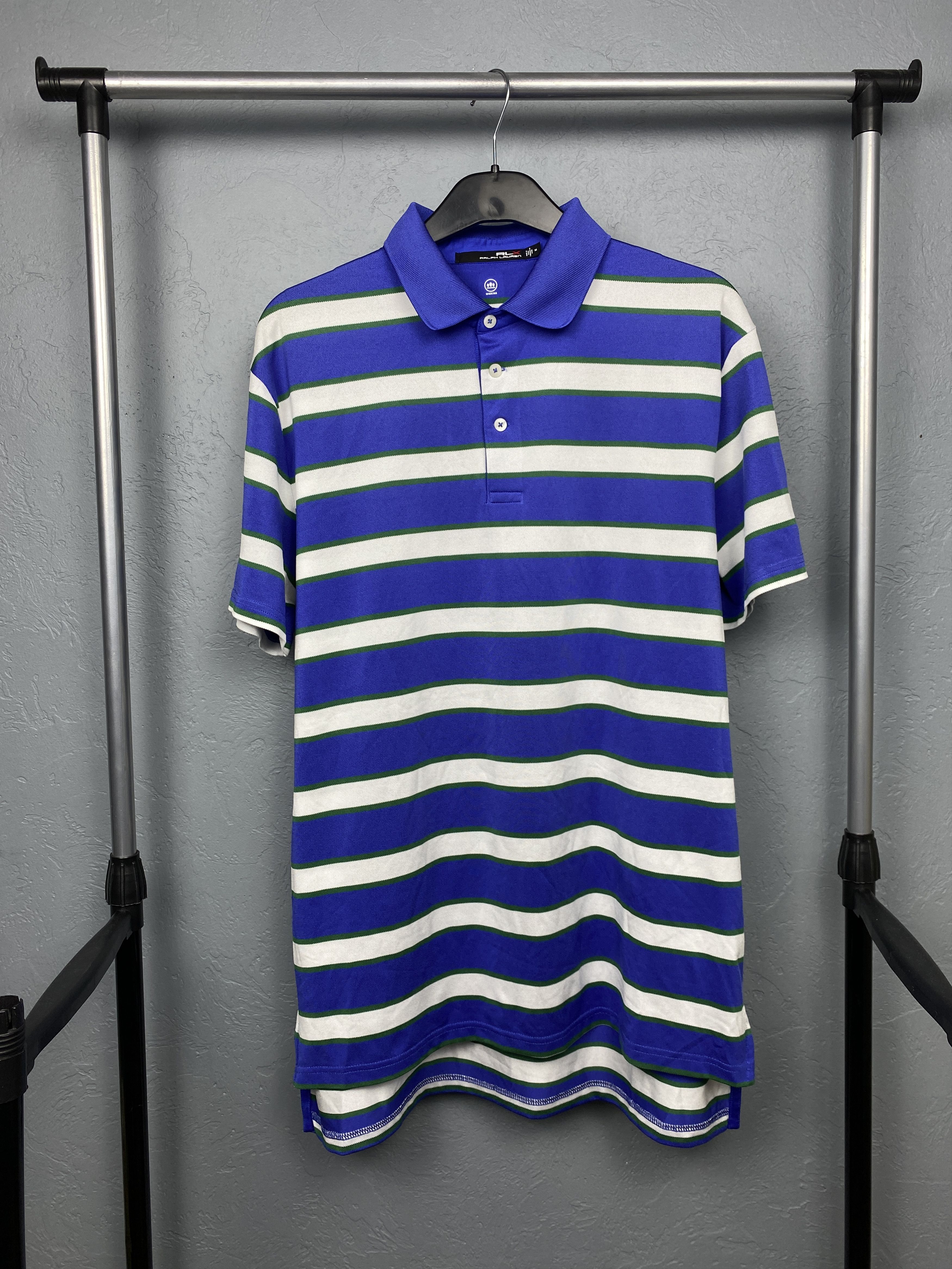 Polo Ralph Lauren Polo Ralph Lauren X RLX Mens Striped Polo Shirt Size US M / EU 48-50 / 2 - 1 Thumbnail