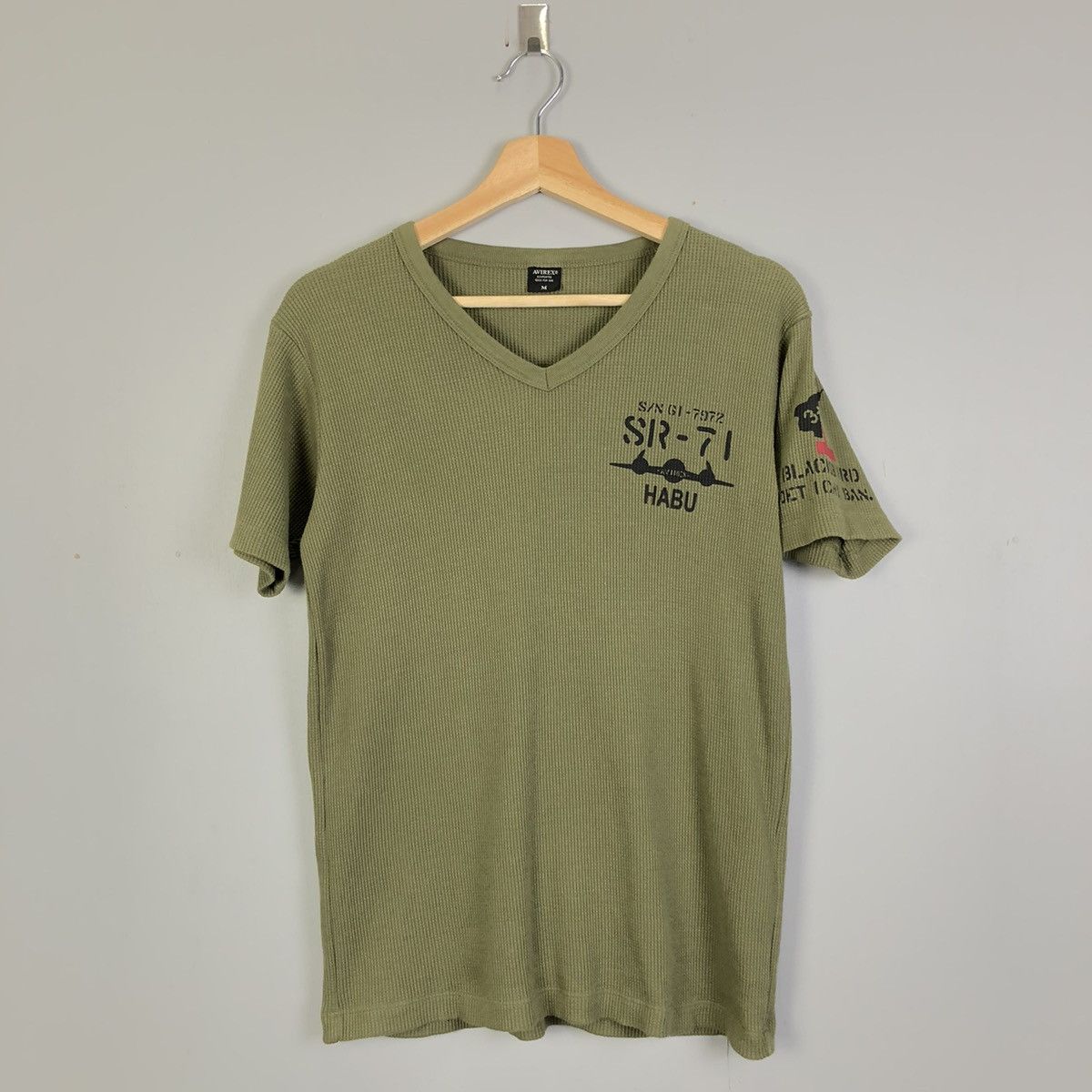 Army Of Me Vintage y2k Avirex SR-71 HABU Tshirt Size US M / EU 48-50 / 2 - 1 Thumbnail