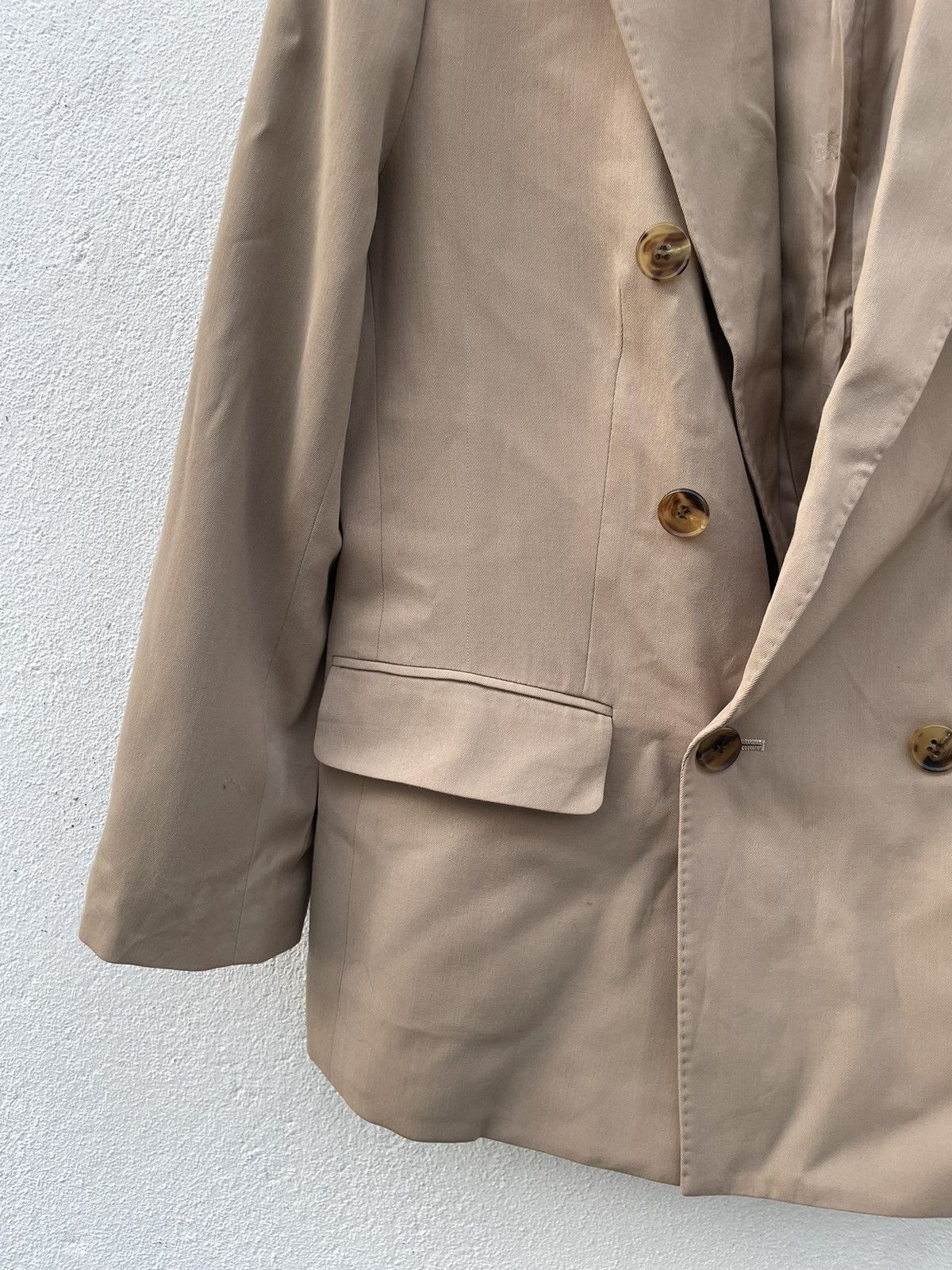 Burberry Prorsum Vintage Burberry Double Breasted Wool Coat Blazer Size XL / US 12-14 / IT 48-50 - 3 Thumbnail