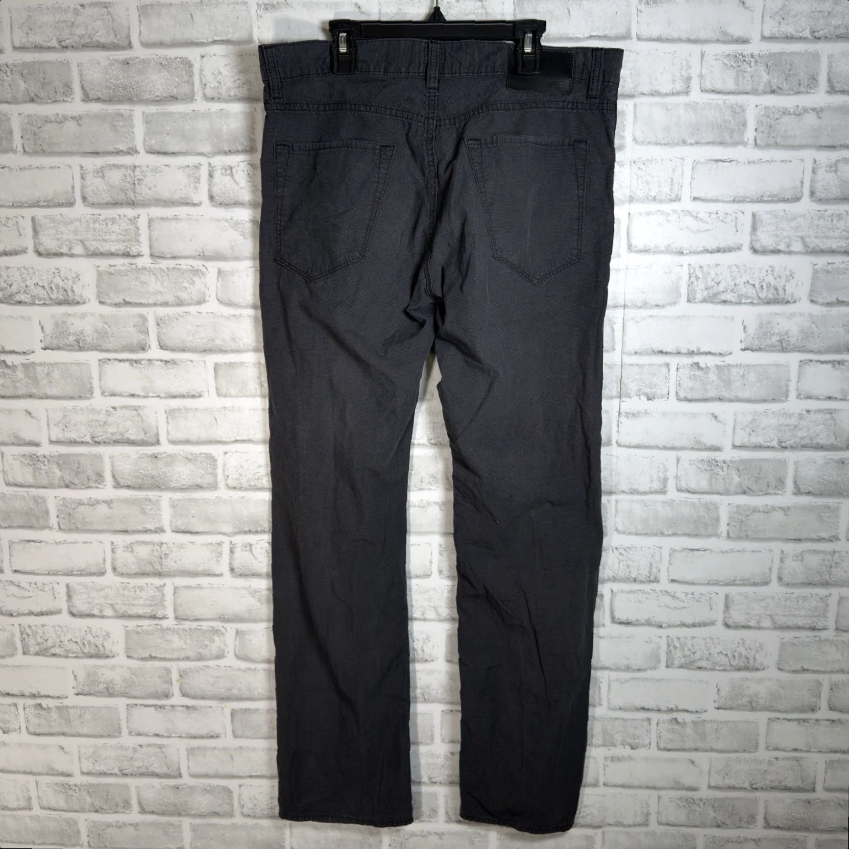 Vintage VINTAGE Hugo Boss Mens Chino Pants Casual Straight Leg Size 32x30 Gray Size US 32 / EU 48 - 5 Thumbnail