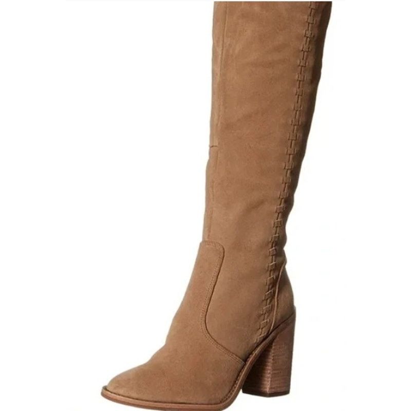 Vince Camuto Vince Camuto Boots Women 10 Khaki Tan Morra Over The Knee Size US 10 / IT 40 - 1 Thumbnail