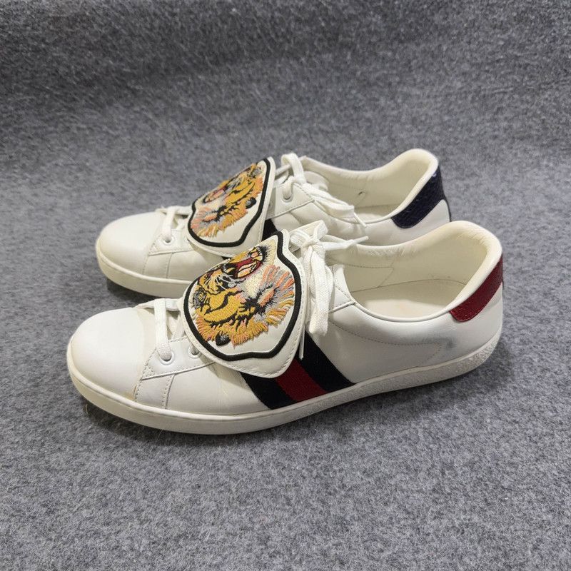 Gucci Gucci Ace Tiger Strap Fashion Sneakers 0079 Size US 10.5 / EU 43-44 - 1 Thumbnail