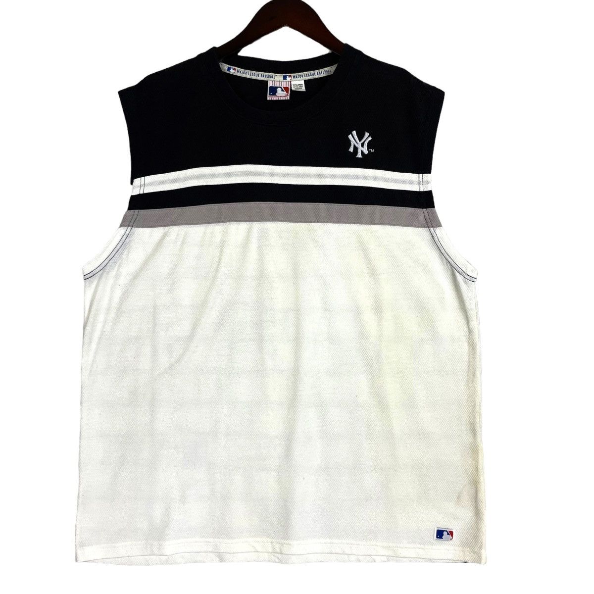 image of New York Yankees x Triple A Baseball Vintage New York Major Baseball Toptank Shirt Crewneck Vest in
