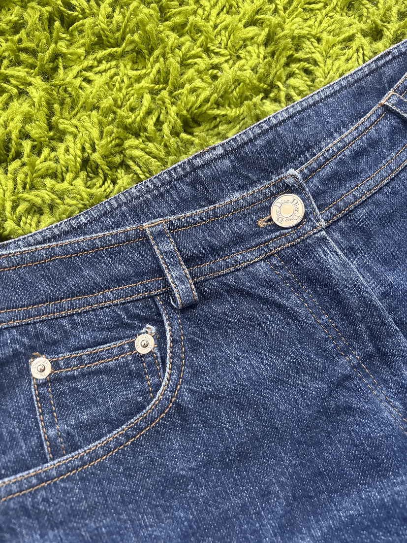 Dior SS2006 by John Galliano Heart Bottom Jeans Size 28" / US 6 / IT 42 - 5 Thumbnail