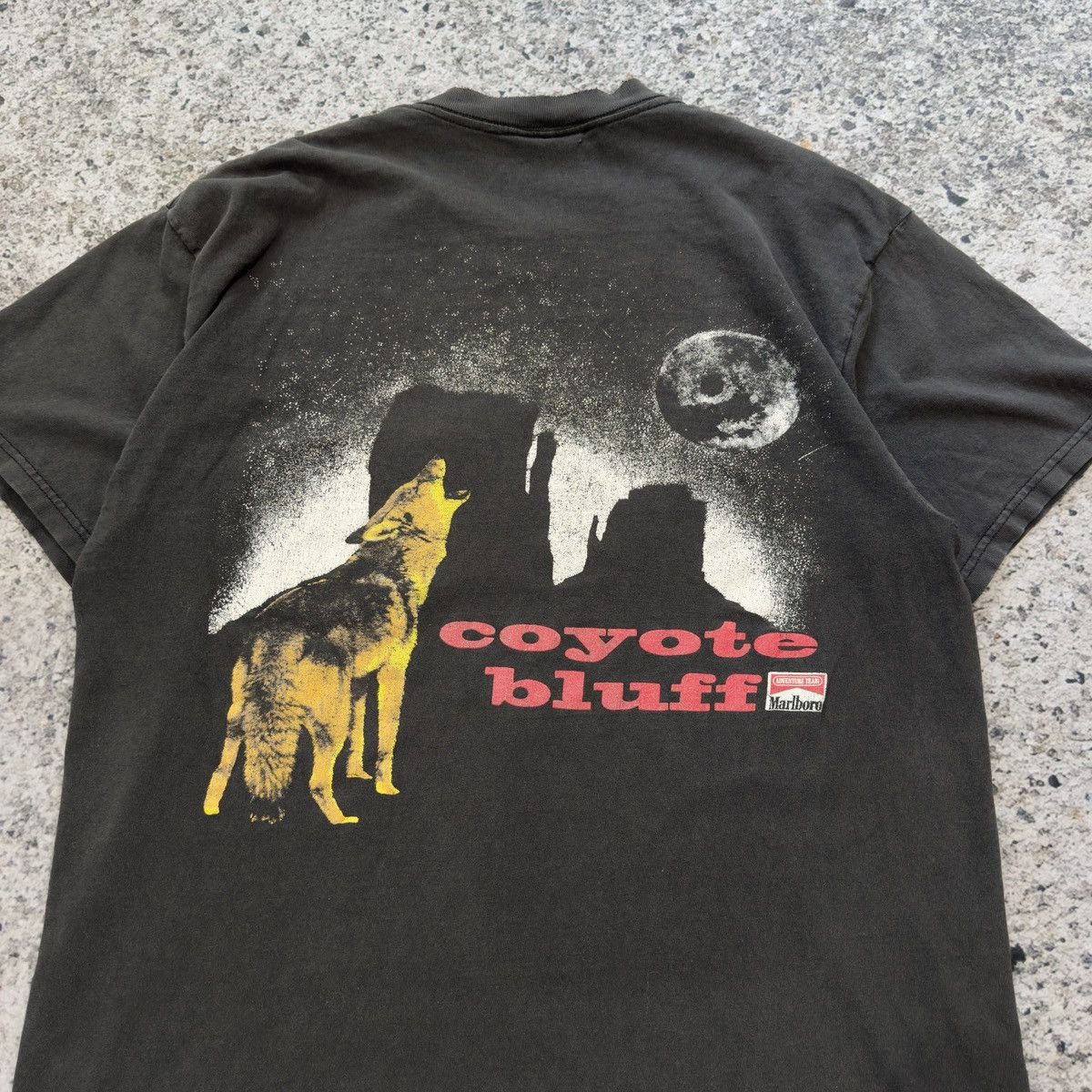 Vintage 90s Marlboro Coyote Bluff Shirt Thrashed Faded ERD Grunge Size US XL / EU 56 / 4 - 6 Thumbnail