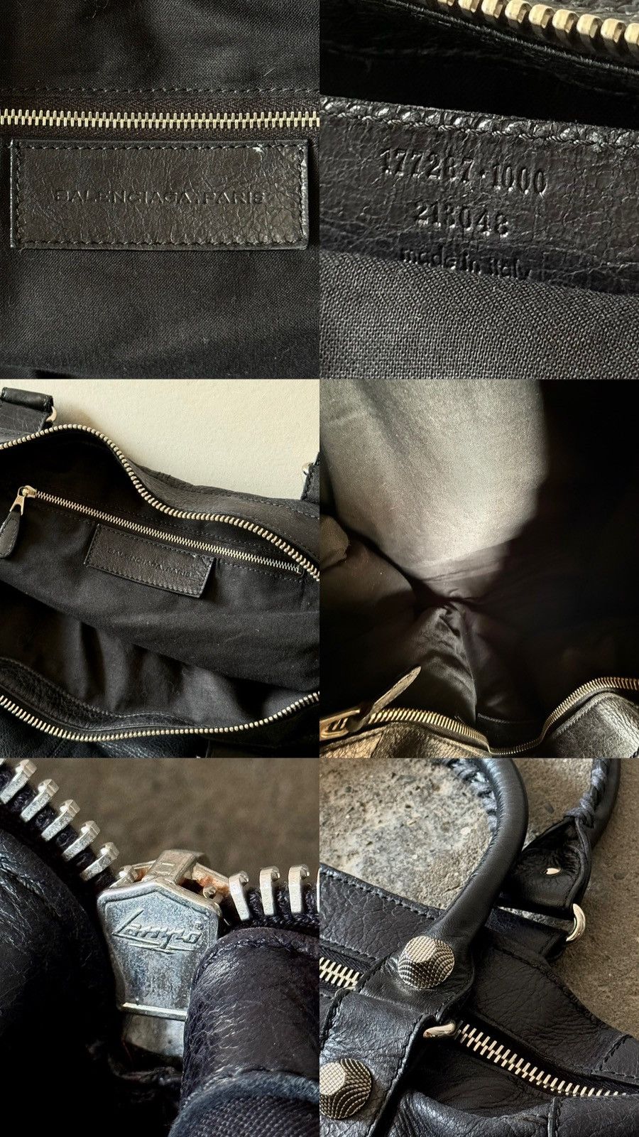 Balenciaga RARE Balenciaga - 2000’s - XL Le City - Lambskin Work Bag Size ONE SIZE - 19 Thumbnail