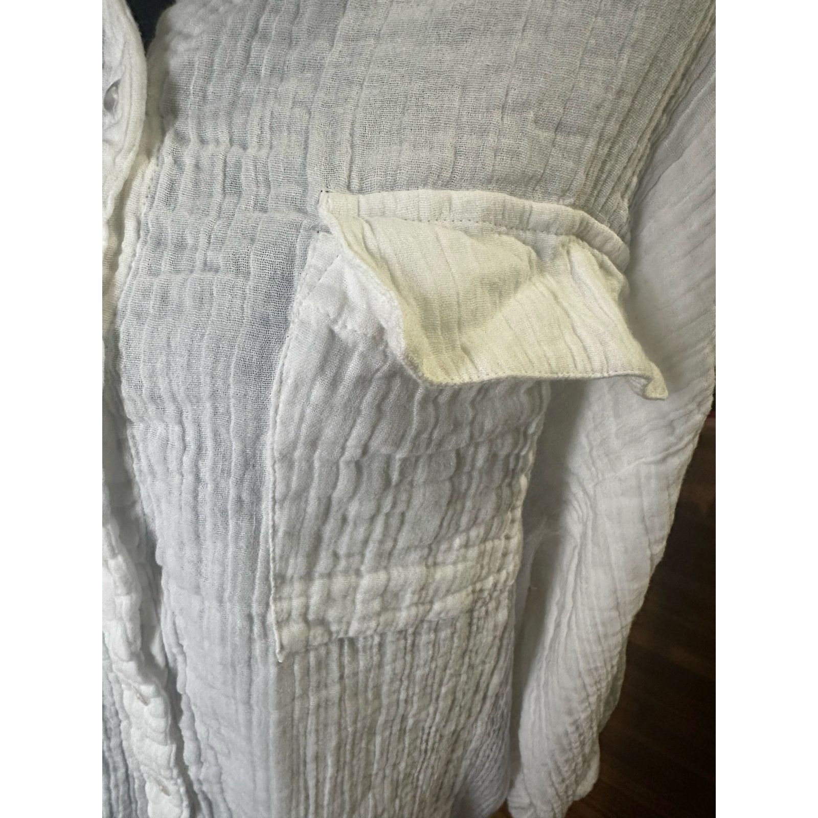 Asos ASOS DESIGN white double cloth oversized mini shirt dress Size XL / US 12-14 / IT 48-50 - 3 Thumbnail