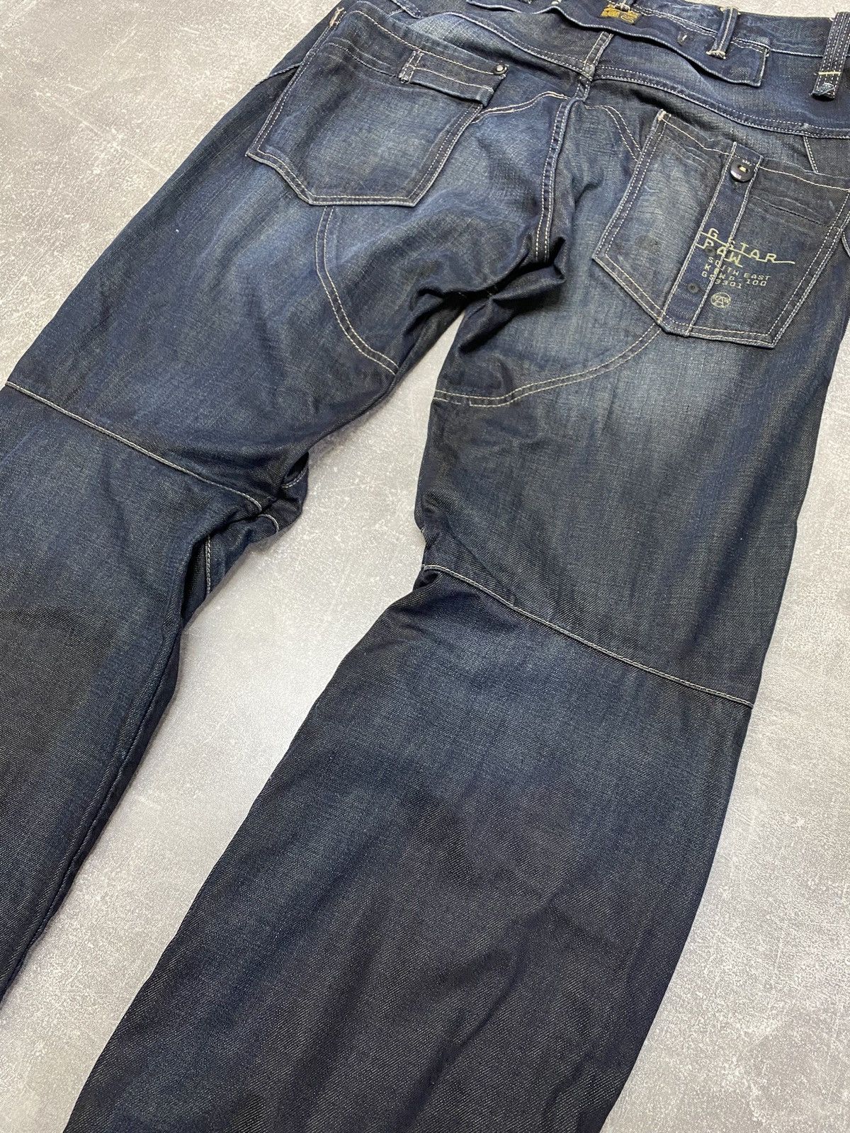 G-Star × Vintage Vintage G Star Raw Denim Biker Cargo Double Knee Pants Size US 34 / EU 50 - 23 Thumbnail