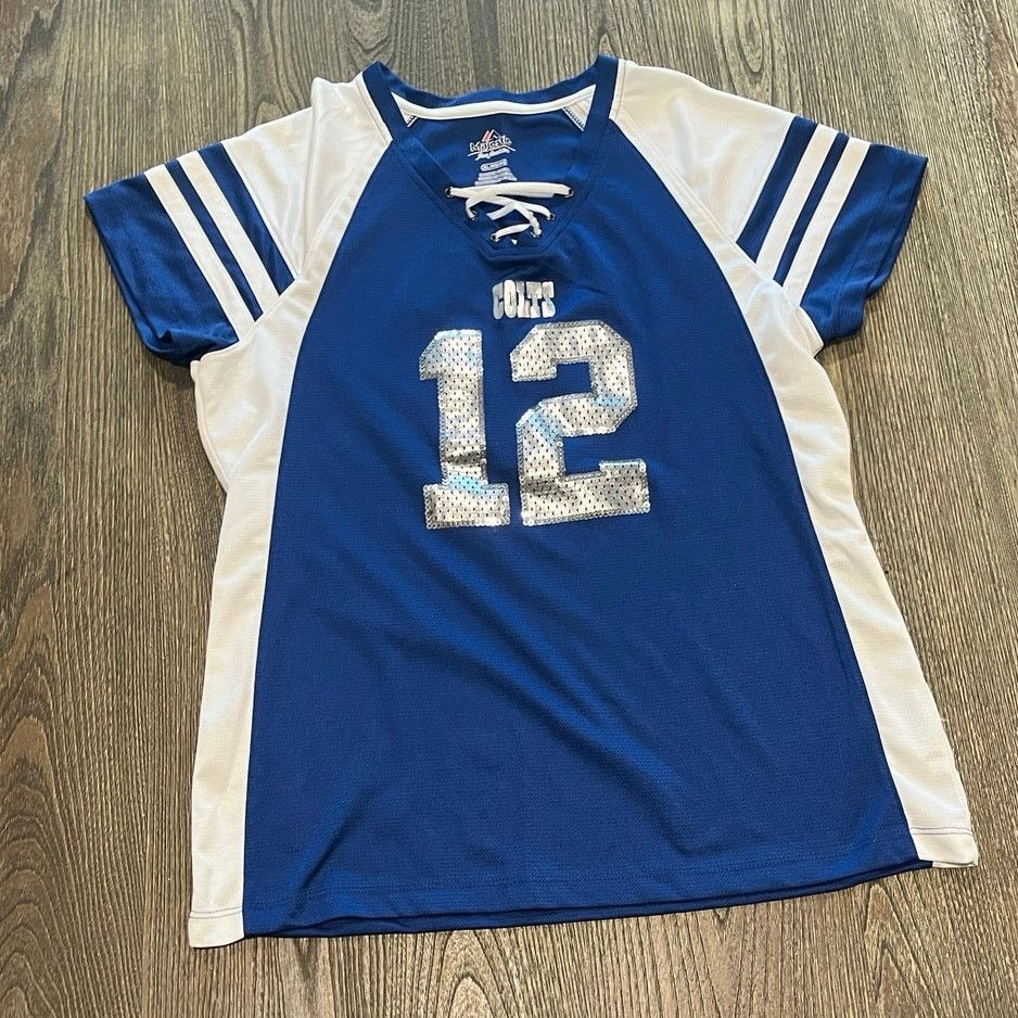 Majestic Majestic Colts Jersey Andrew Luck #12 NFL Blue White Sz XL Size XL / US 12-14 / IT 48-50 - 1 Thumbnail