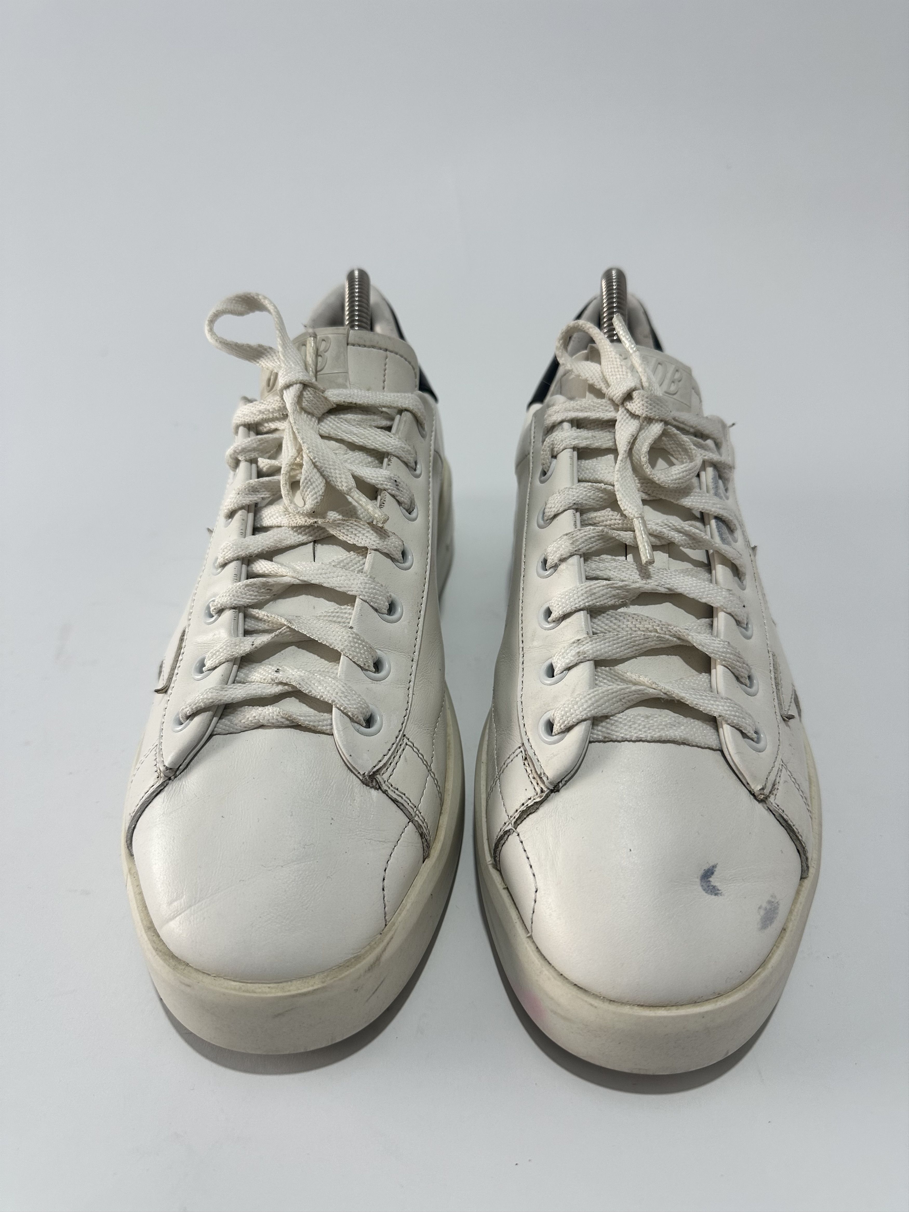 Golden Goose Golden Goose White Leather Pure Star Sneakers Size 41 Size US 8 / EU 41 - 5 Thumbnail
