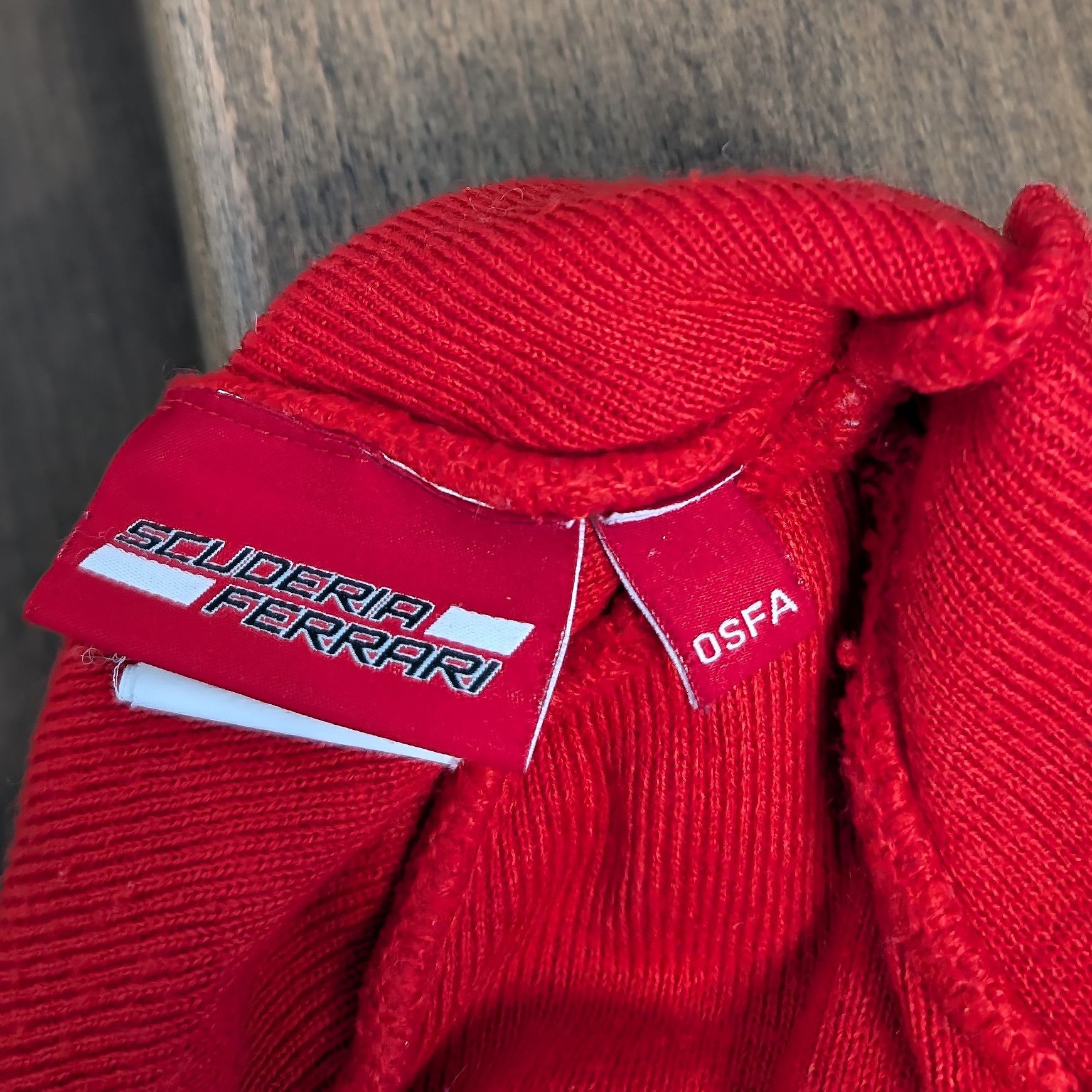 Ferrari Ferrari Scuderia Logo Beanie Red One Size Racing Sports Hat Size ONE SIZE - 11 Thumbnail