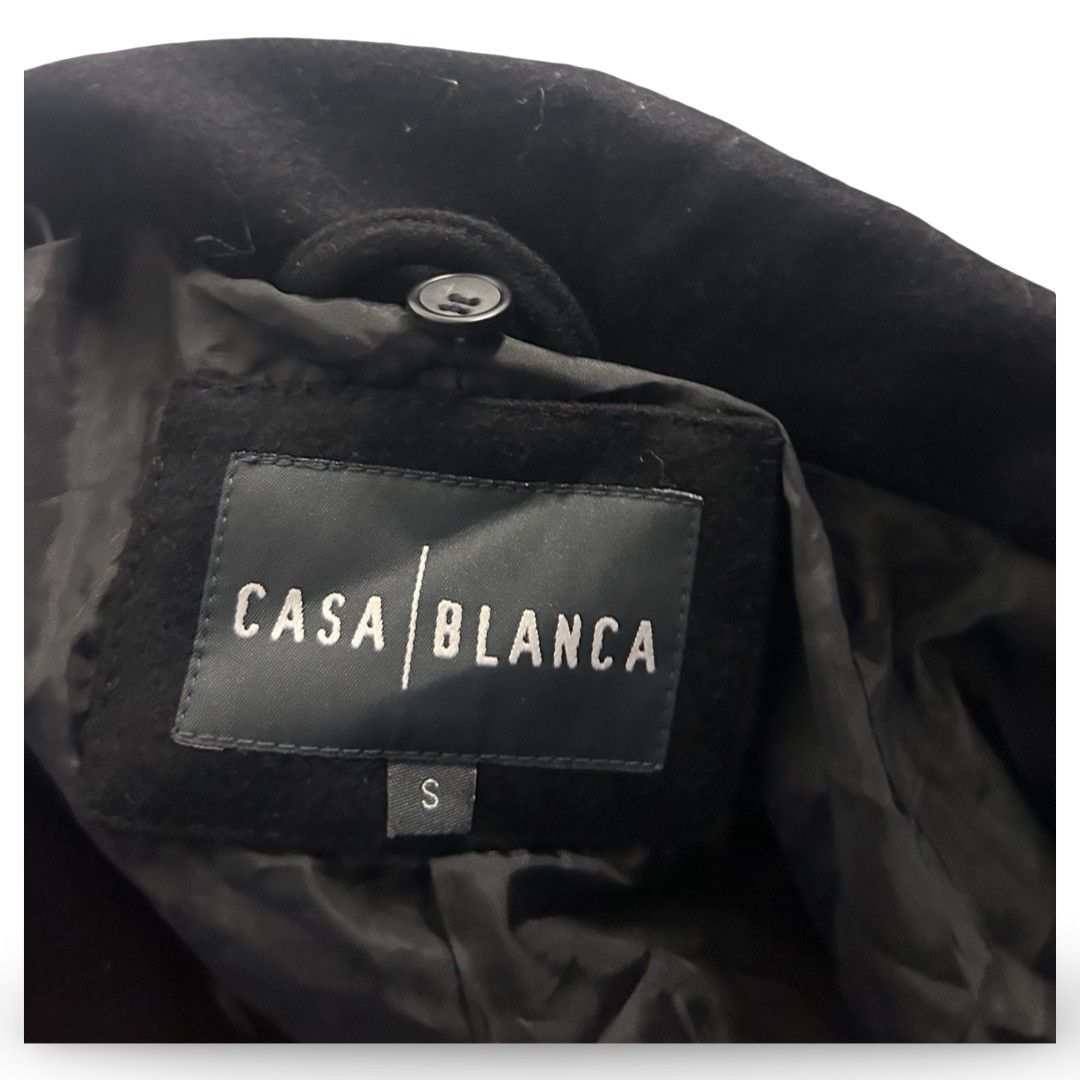 Casablanca Casa Blanca double-breasted wool coat #879 Size US S / EU 44-46 / 1 - 3 Thumbnail
