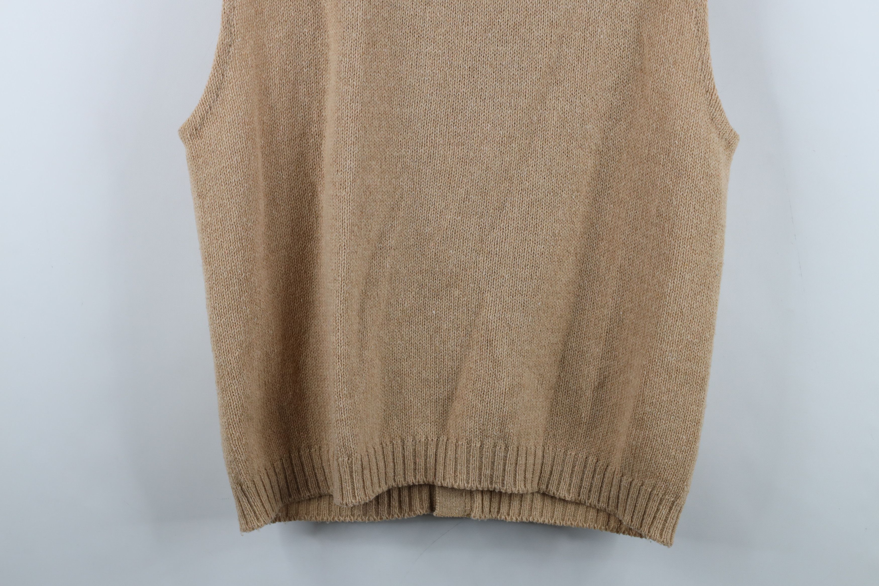 Vintage Vintage 70s Streetwear Ribbed Knit Cardigan Sweater Vest USA Size US L / EU 52-54 / 3 - 13 Thumbnail