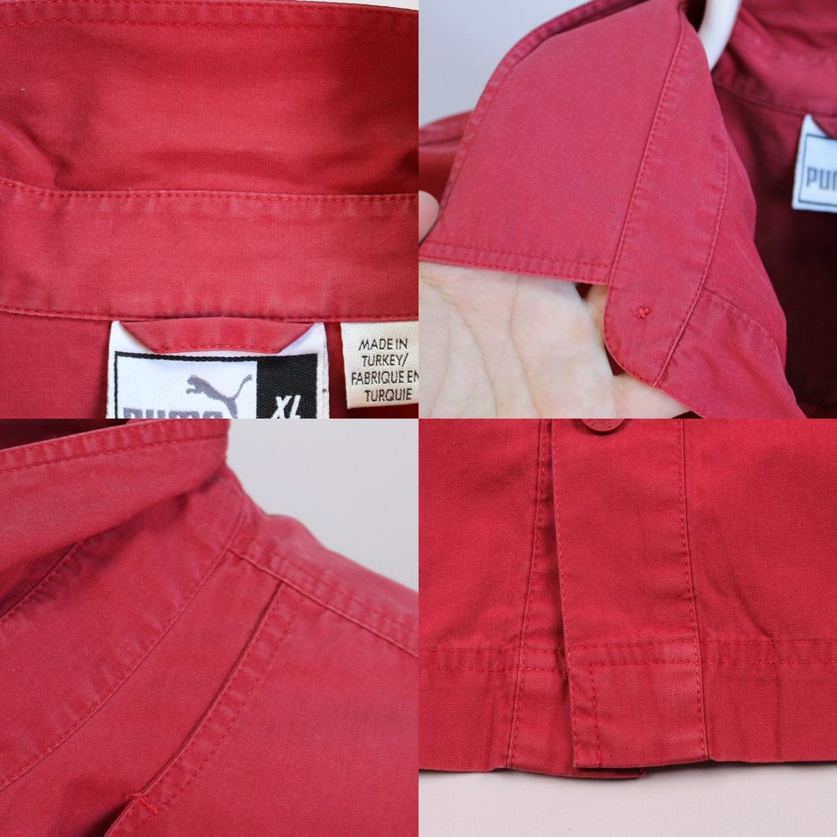 Puma × Vintage PUMA Speedsters Vintage Red Short Sleeve Shirt Size US XL / EU 56 / 4 - 17 Thumbnail