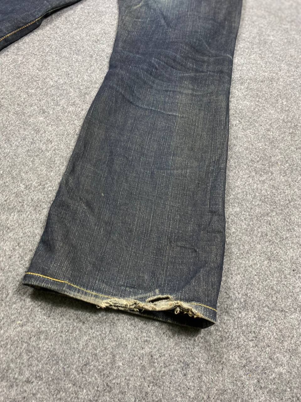 Edwin vintage edwin blue trip rusty distressed denim nice design Size US 37 - 7 Thumbnail
