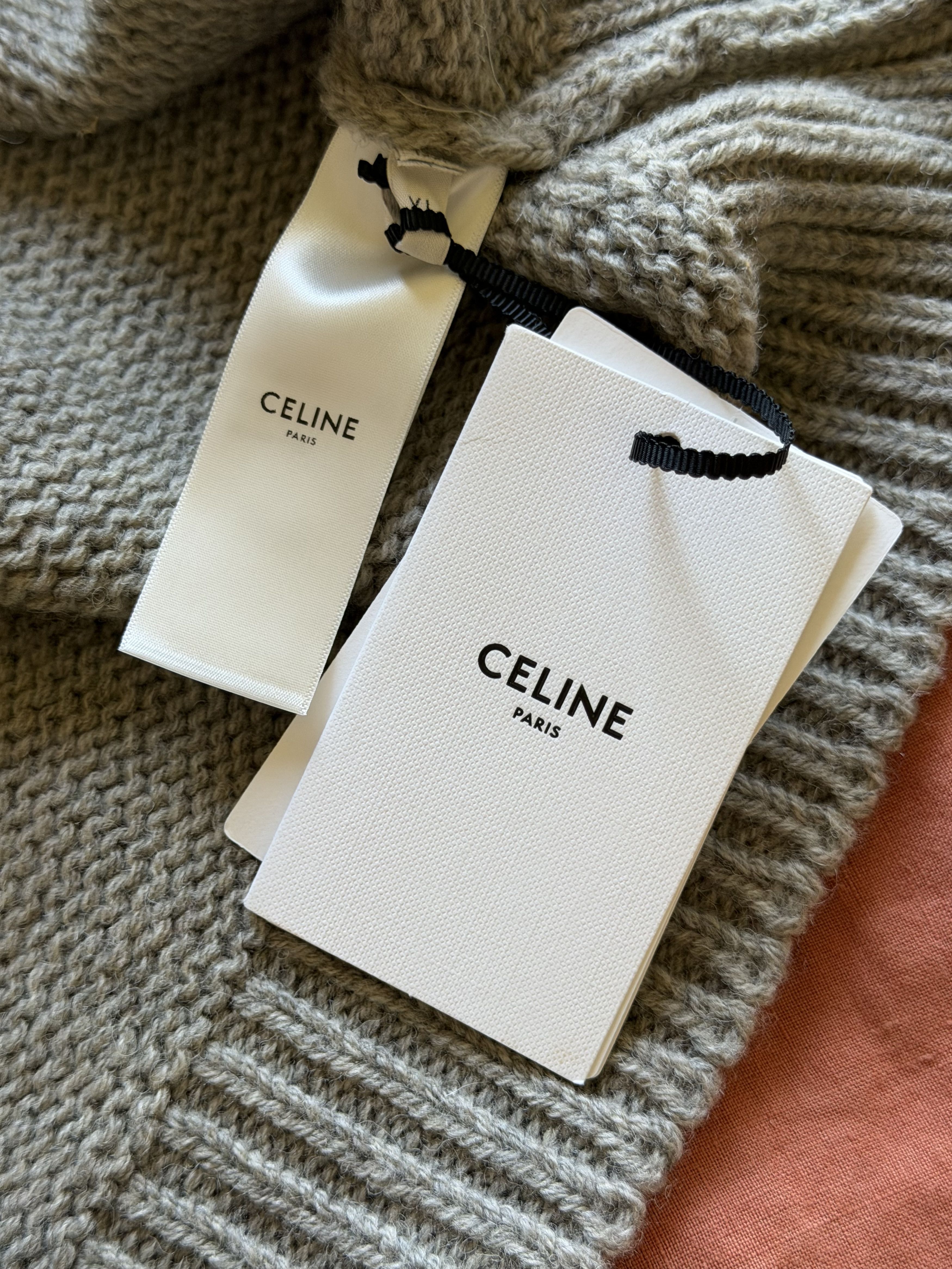 Celine Celine Fair Isle Wool Sweater in Gray Size US XL / EU 56 / 4 - 9 Thumbnail