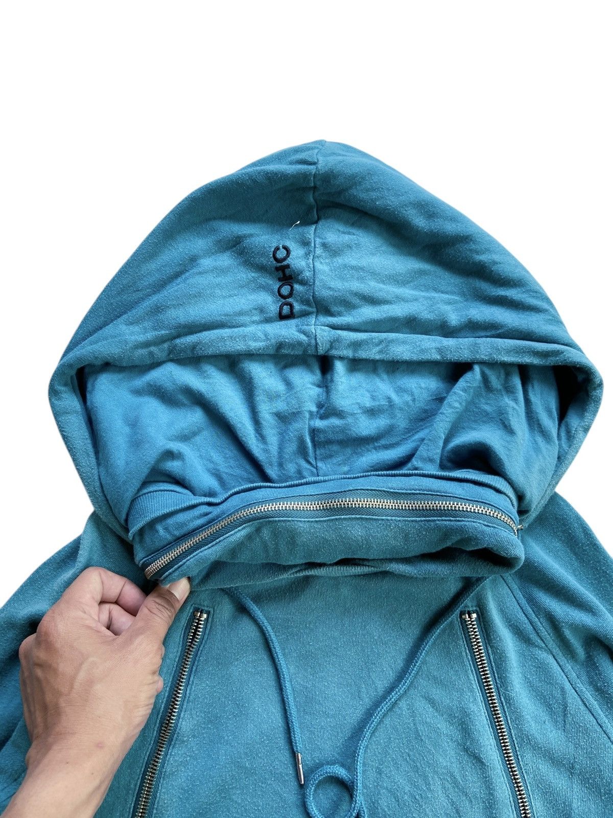 Japanese Brand DOHC MULTI ZIPPER DOUBLE JUMPER ZIP HOODIE Size US L / EU 52-54 / 3 - 7 Thumbnail