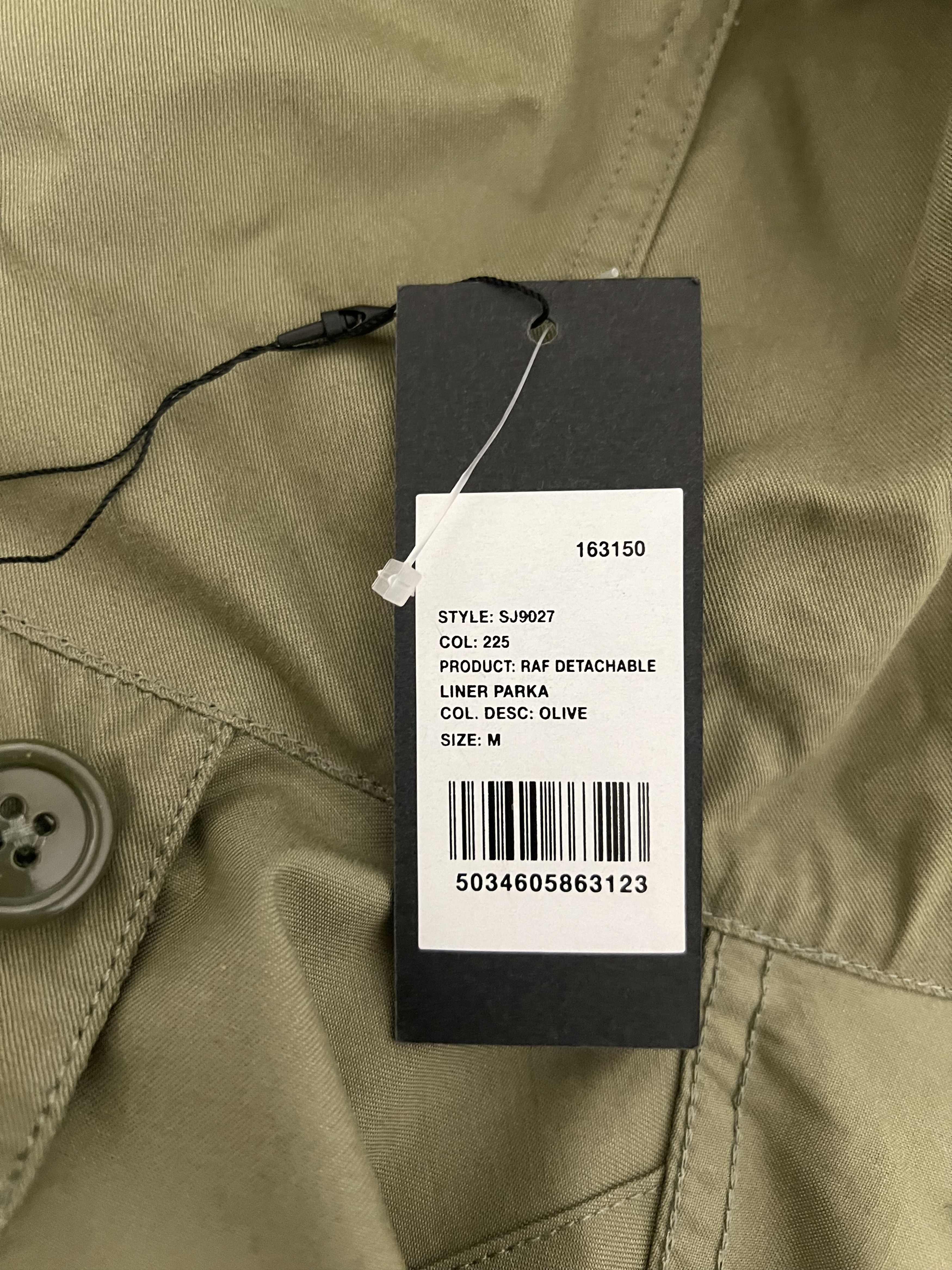 Fred Perry × Raf Simons 💚 AW20 Raf Simons x Fred Perry Detachable Liner Parka Olive Size US M / EU 48-50 / 2 - 5 Thumbnail