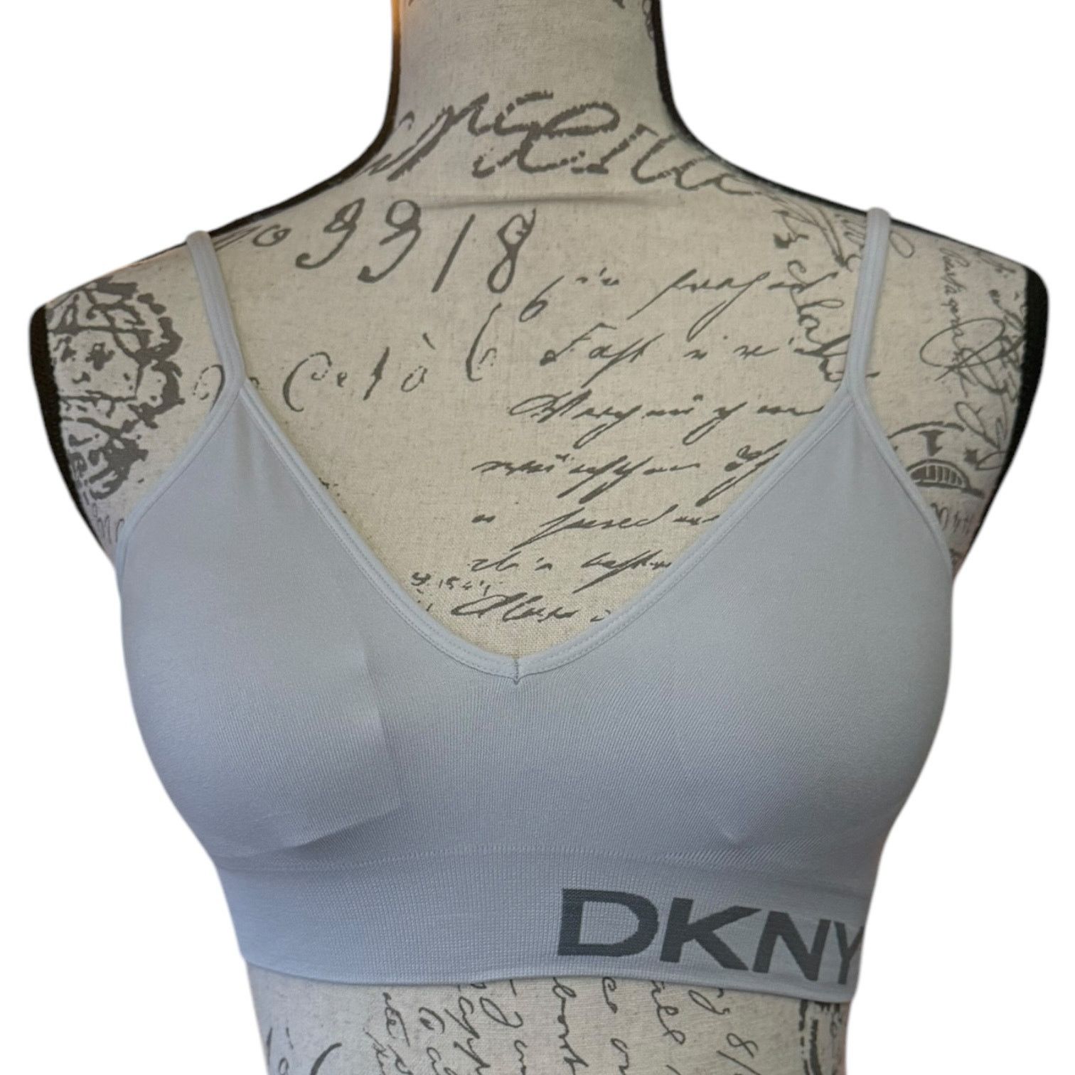 Dkny Gray Wireless Seamless Stretch Bra Size Small NWOT in Grey, Women's