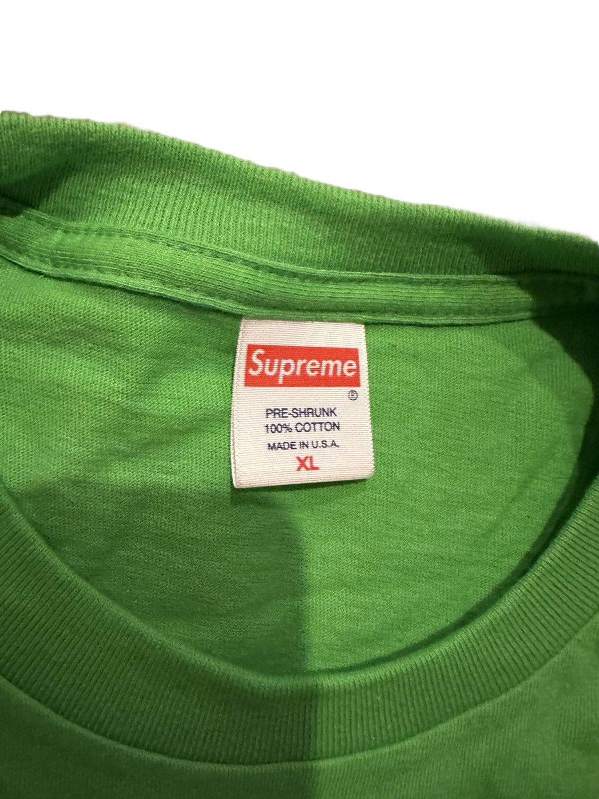 Supreme Supreme blank t shirt size XL. Green long sleeve Size US XL / EU 56 / 4 - 2 Thumbnail