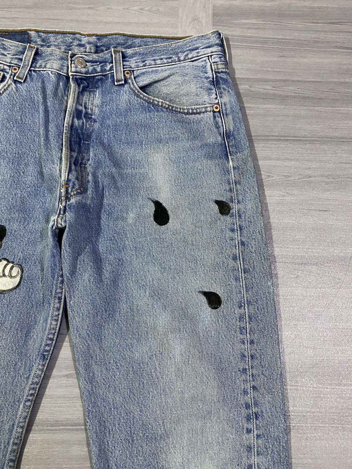 Levi's Vintage 90s Levi’s 501 Jeans X Mickey Mouse Size US 32 / EU 48 - 4 Thumbnail