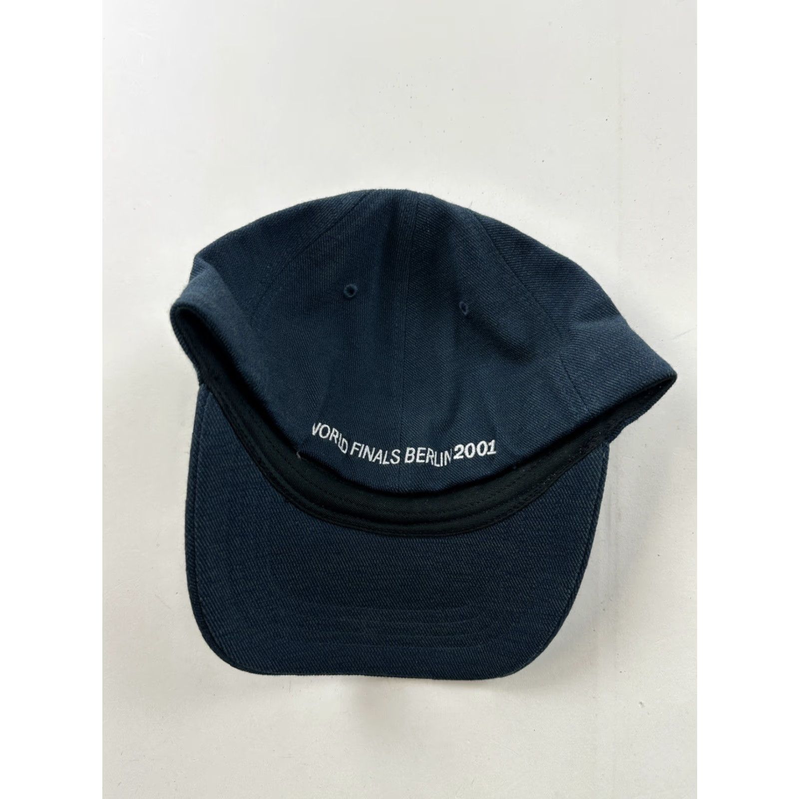 Nike VINTAGE Nike Hat Mens One Size Blue World Finals Berlin 2001 Soccer Rare Baseball Cap Dad Size ONE SIZE - 3 Thumbnail