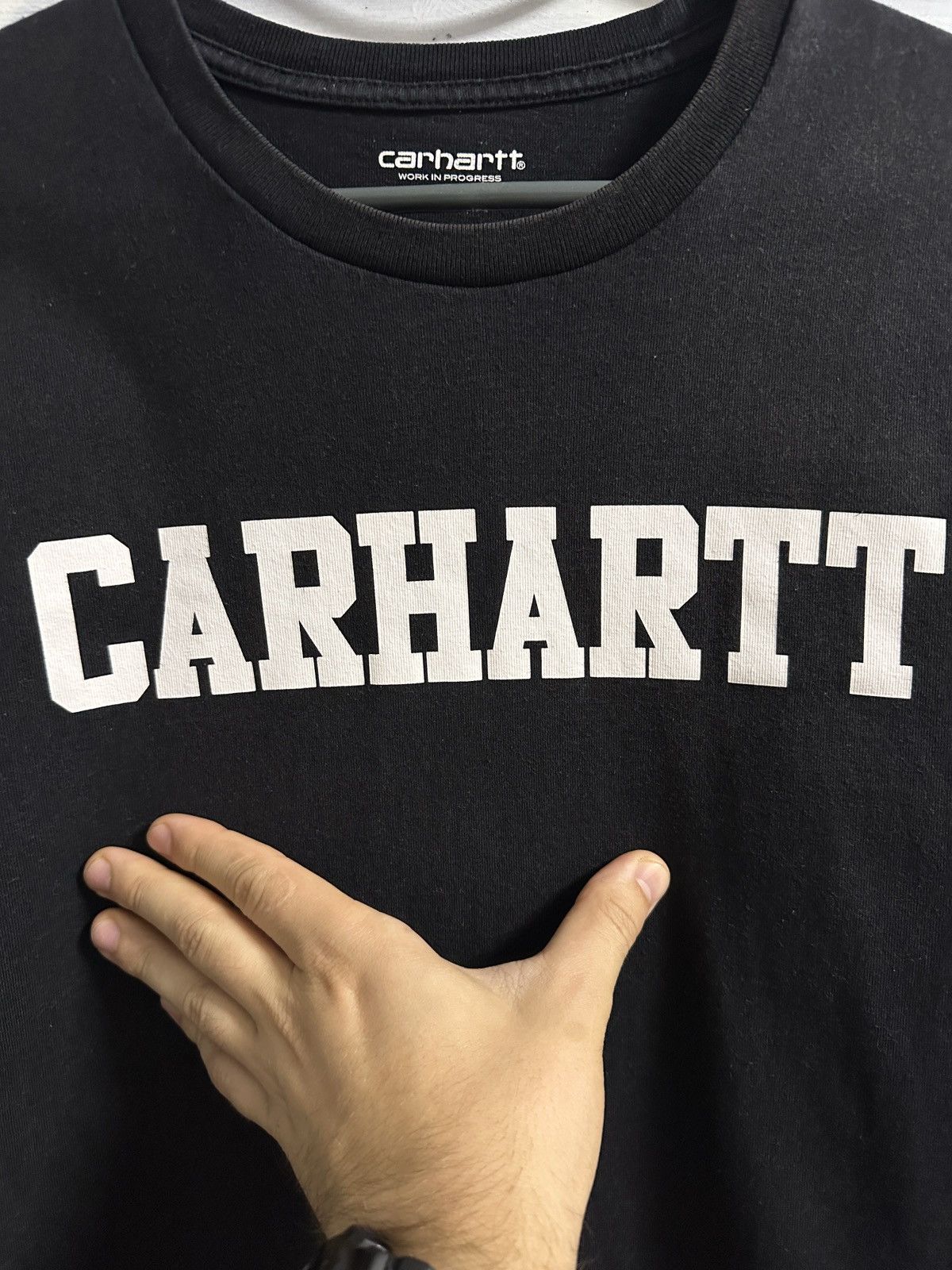 Carhartt × Carhartt Wip T-Shirt Carhartt Big Logo Size M Cotton Size US M / EU 48-50 / 2 - 2 Thumbnail