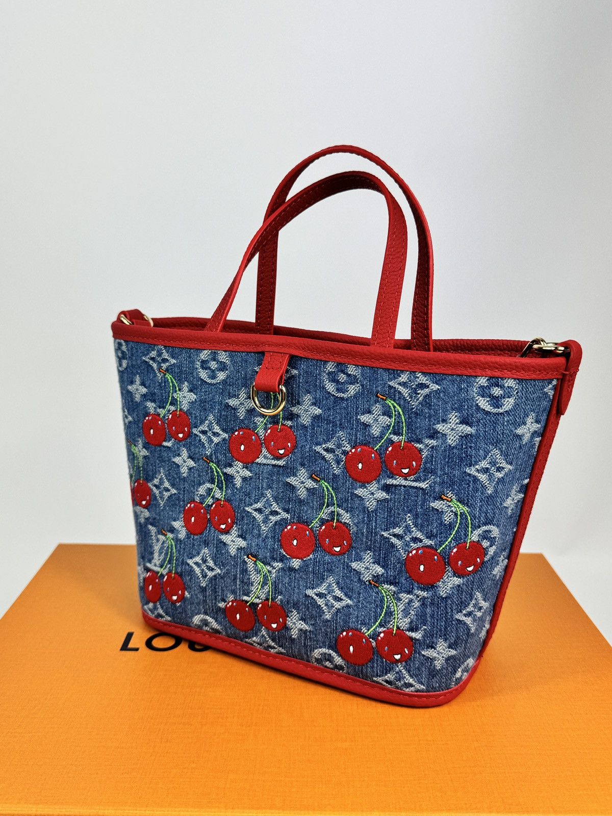 Louis Vuitton × Takashi Murakami LV x TM CHERRY NEVERFULL INSIDE OUT BB Bag Size ONE SIZE - 7 Thumbnail