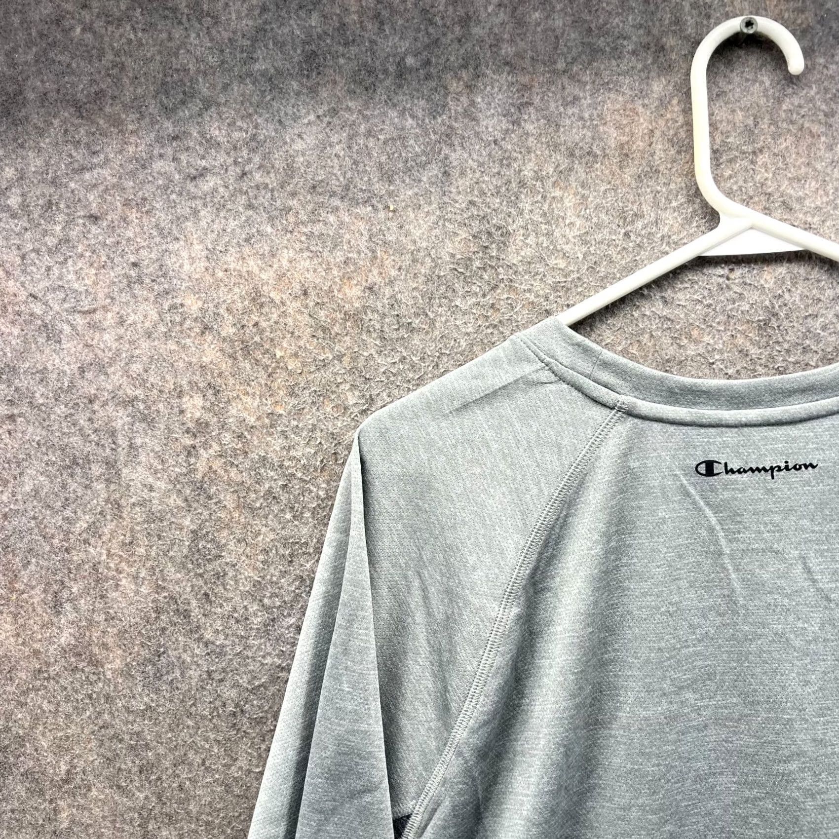 Champion VINTAGE Champion Shirt Mens XL Gray Short Sleeve Athletic Vapor Performance Jersey VTG Size US XL / EU 56 / 4 - 7 Thumbnail