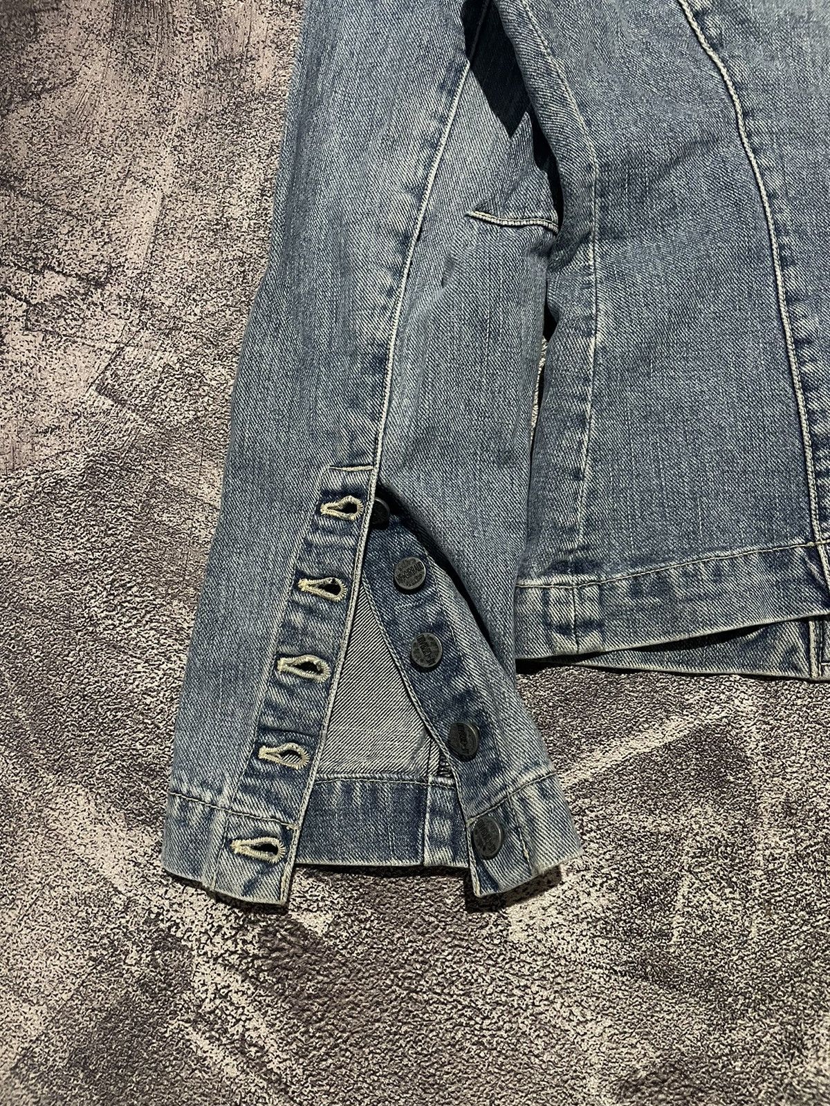 Marithe + Francois Girbaud Vintage Marithe Francois Girbaud Denim Blazer Jacket Size M / US 6-8 / IT 42-44 - 9 Thumbnail