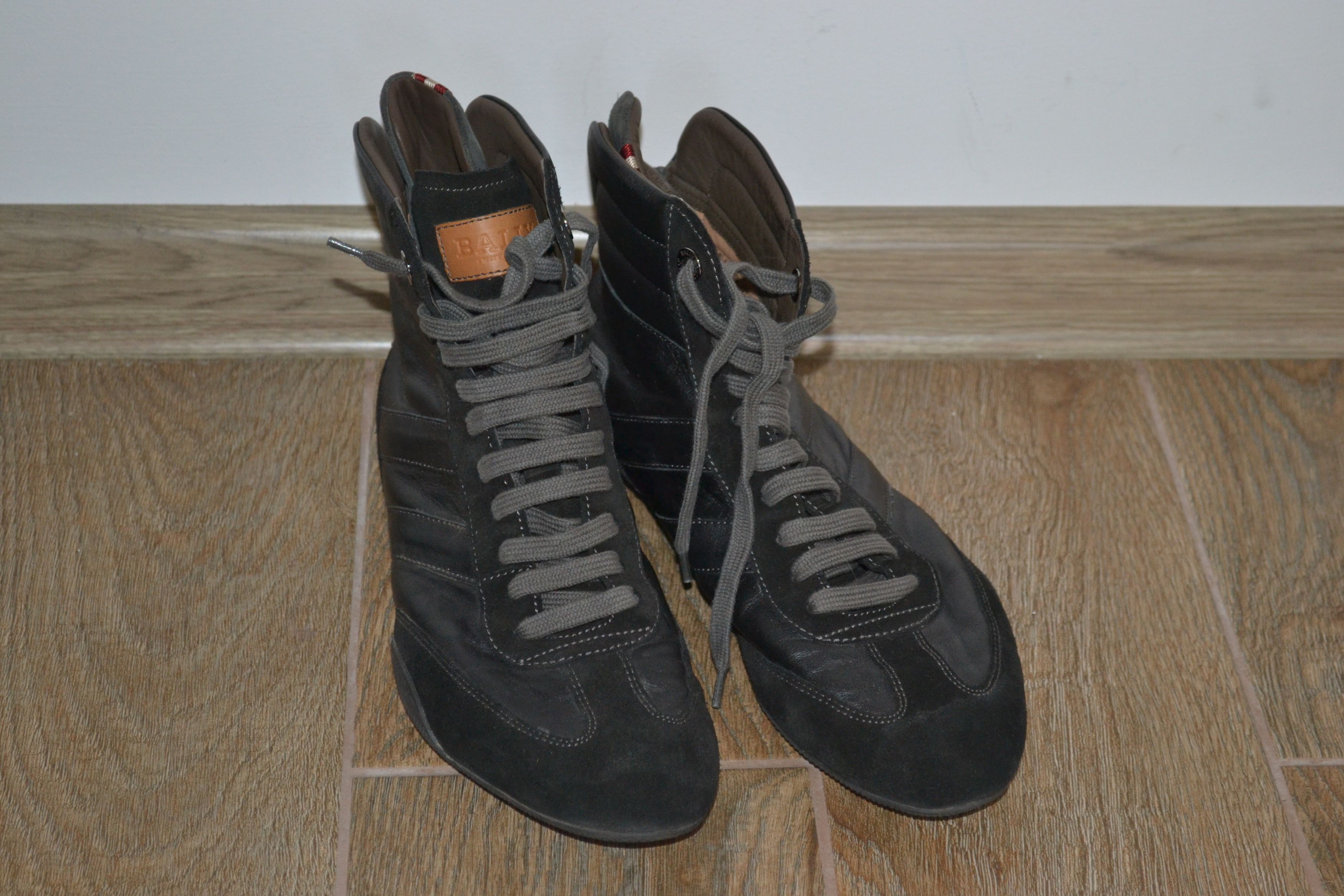 Bally Bally Black Leather Athletic Shoes Size US 8 / IT 38 - 3 Thumbnail