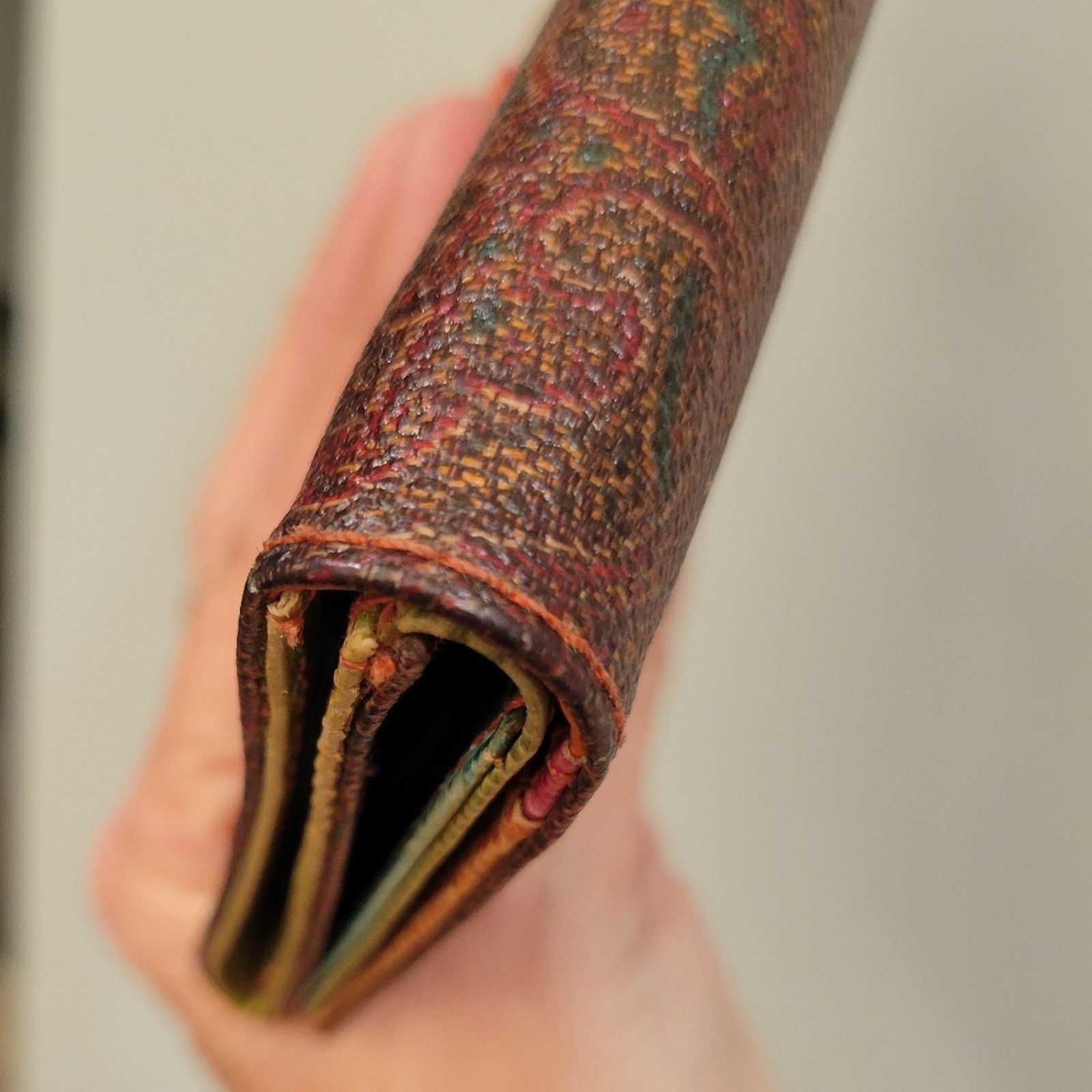 Etro ***SOLD SOLD****ETRO Milano Vintage Canvas & Leather | Size ONE SIZE - 5 Thumbnail