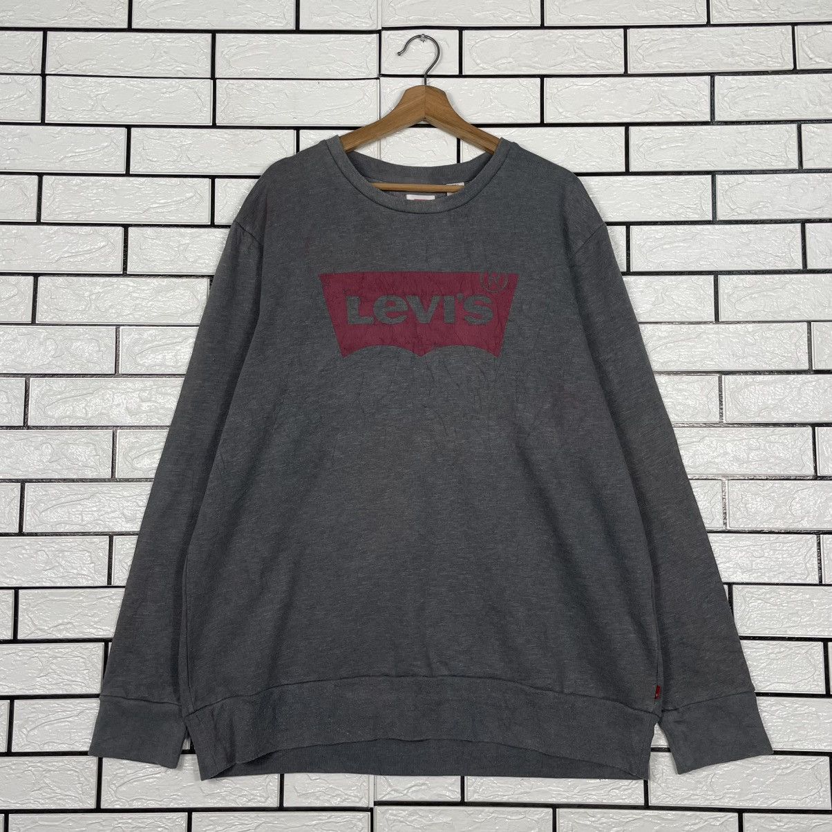Levi's Levis Big Logo Crewneck Sweatshirt Size US XL / EU 56 / 4 - 1 Thumbnail