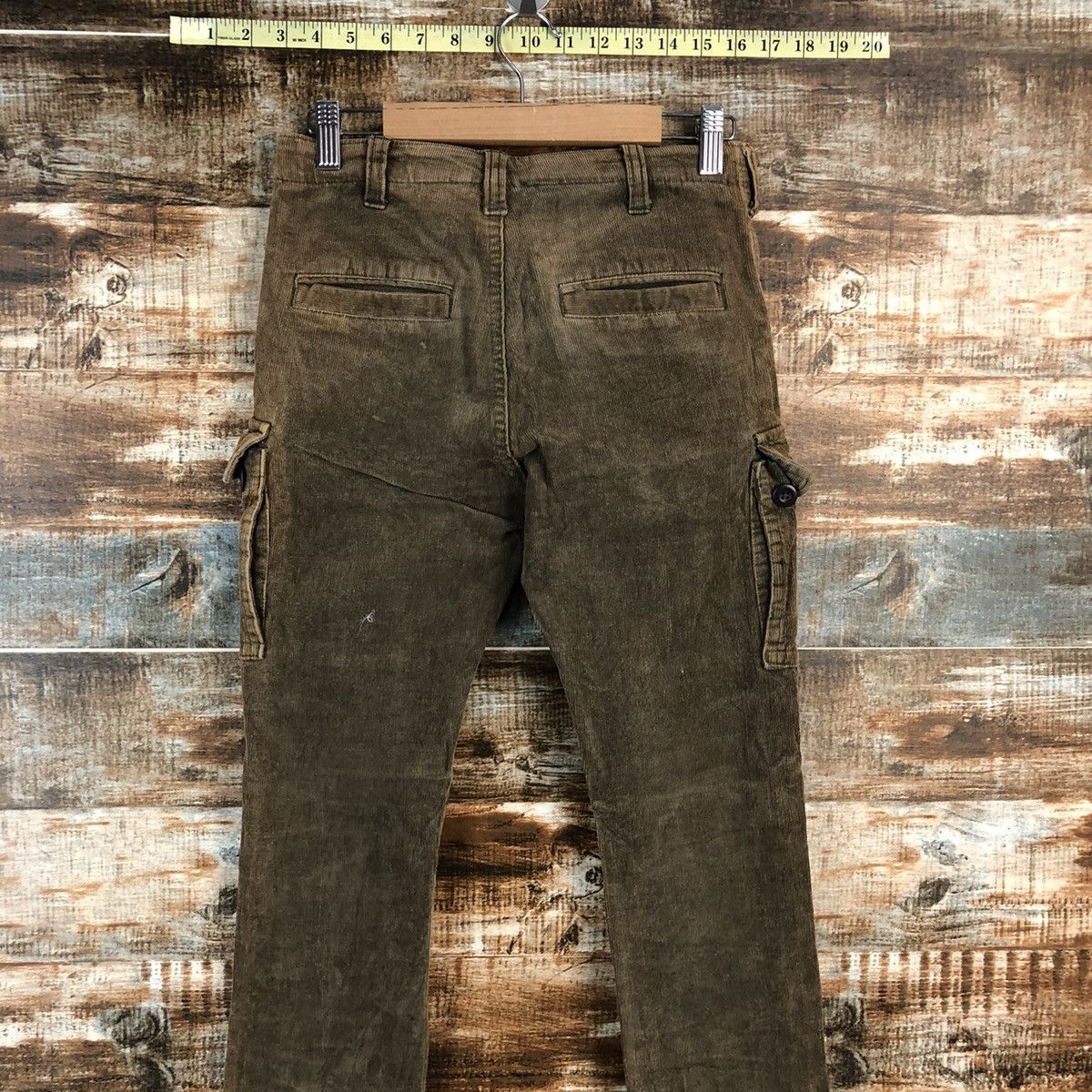 Japanese Brand DLL Back Number Brown Cargo Multipocket Pants #C223 Size 25" / US 0 / IT 36 - 14 Thumbnail