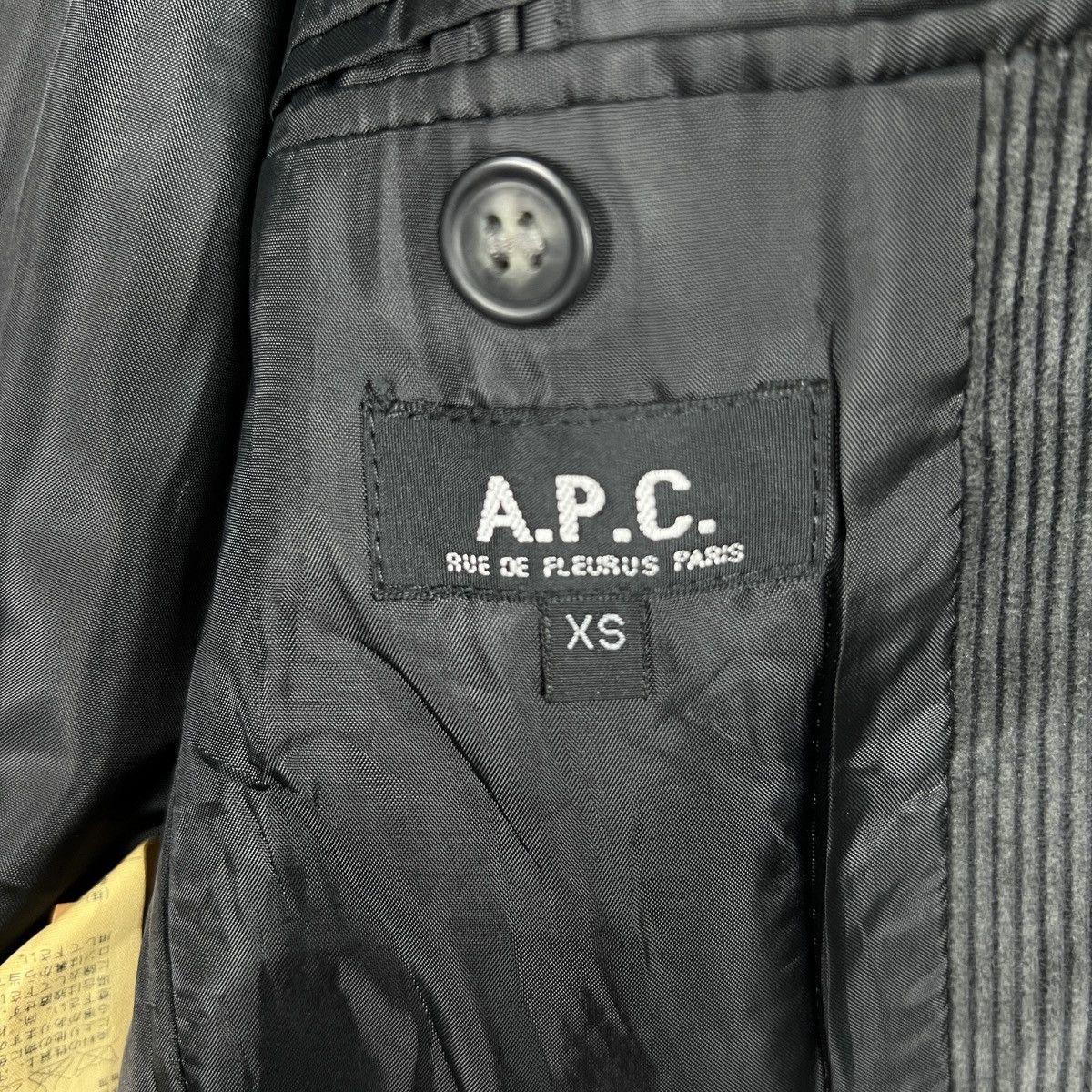 A.P.C. 🔥 HIVER 2005 APC CORDUROY VELVET JACKET Size US XS / EU 42 / 0 - 16 Thumbnail