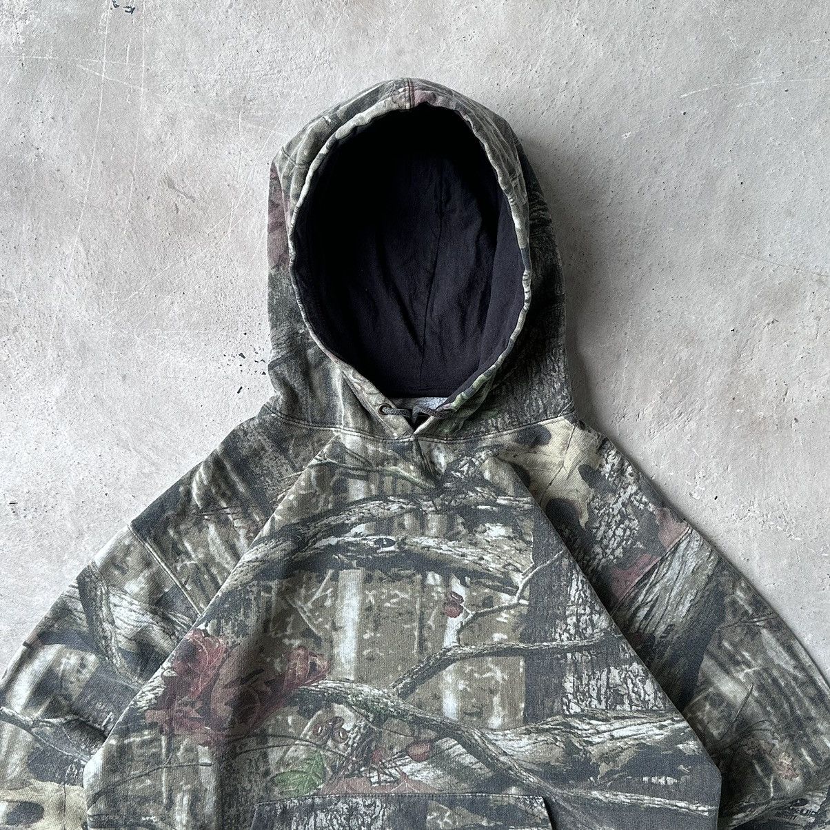 Realtree Crazy Vintage Y2K Carhartt Style Boxy Realtree Camo Hoodie Size US L / EU 52-54 / 3 - 5 Thumbnail