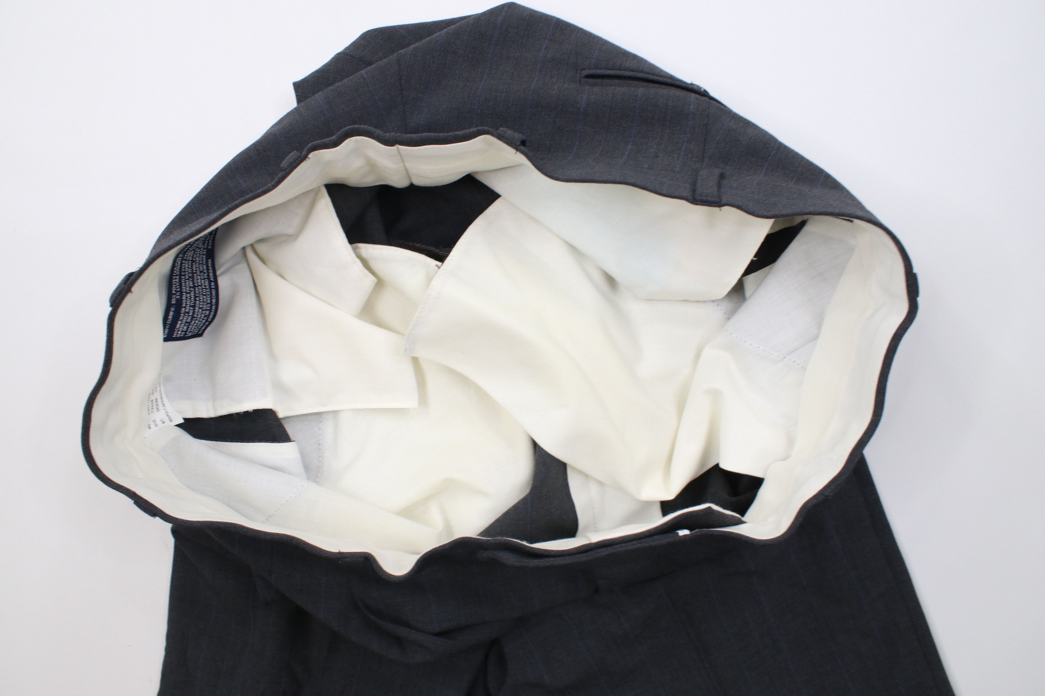 Vintage Vintage 90s Streetwear Wool Blend Knit Wide Leg Chino Pants Size US 36 / EU 52 - 9 Thumbnail