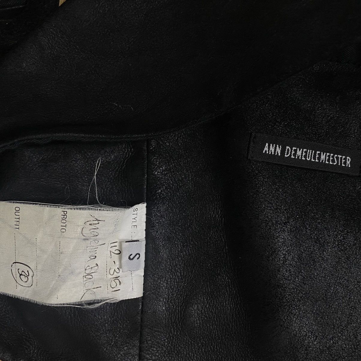 Ann Demeulemeester SS2012 Ann Demeulemeester Leather Sample Vest Holster Size 38R - 3 Thumbnail