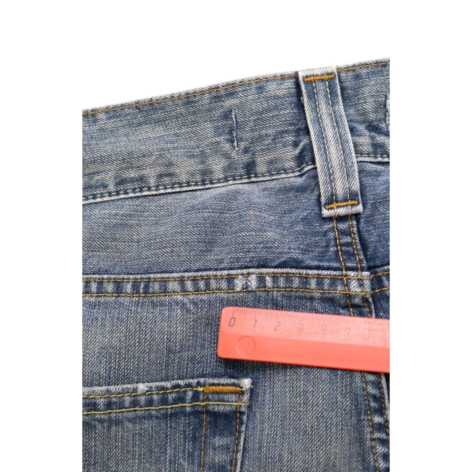 Levi's Levi's 533 Loose Jeans Men's W35/L32 Blue Button Fly Faded Whiskers Size US 35 - 8 Thumbnail