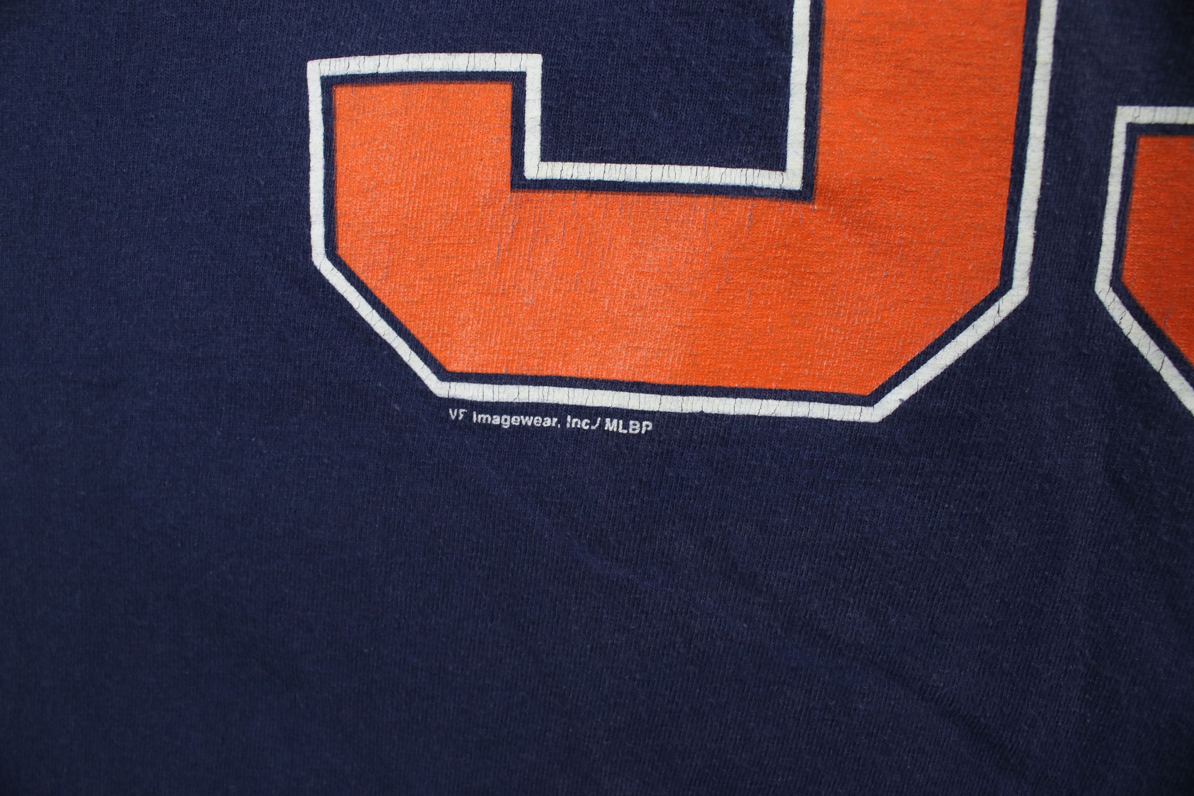 Vintage Vintage Y2K Justin Verlander Tigers Baseball T-Shirt Blue Size US XL / EU 56 / 4 - 11 Thumbnail