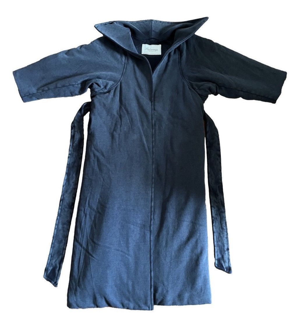 Balenciaga Balenciaga Prototype “Couture” Molleton Highneck Coat Size US S / EU 44-46 / 1 - 2 Thumbnail