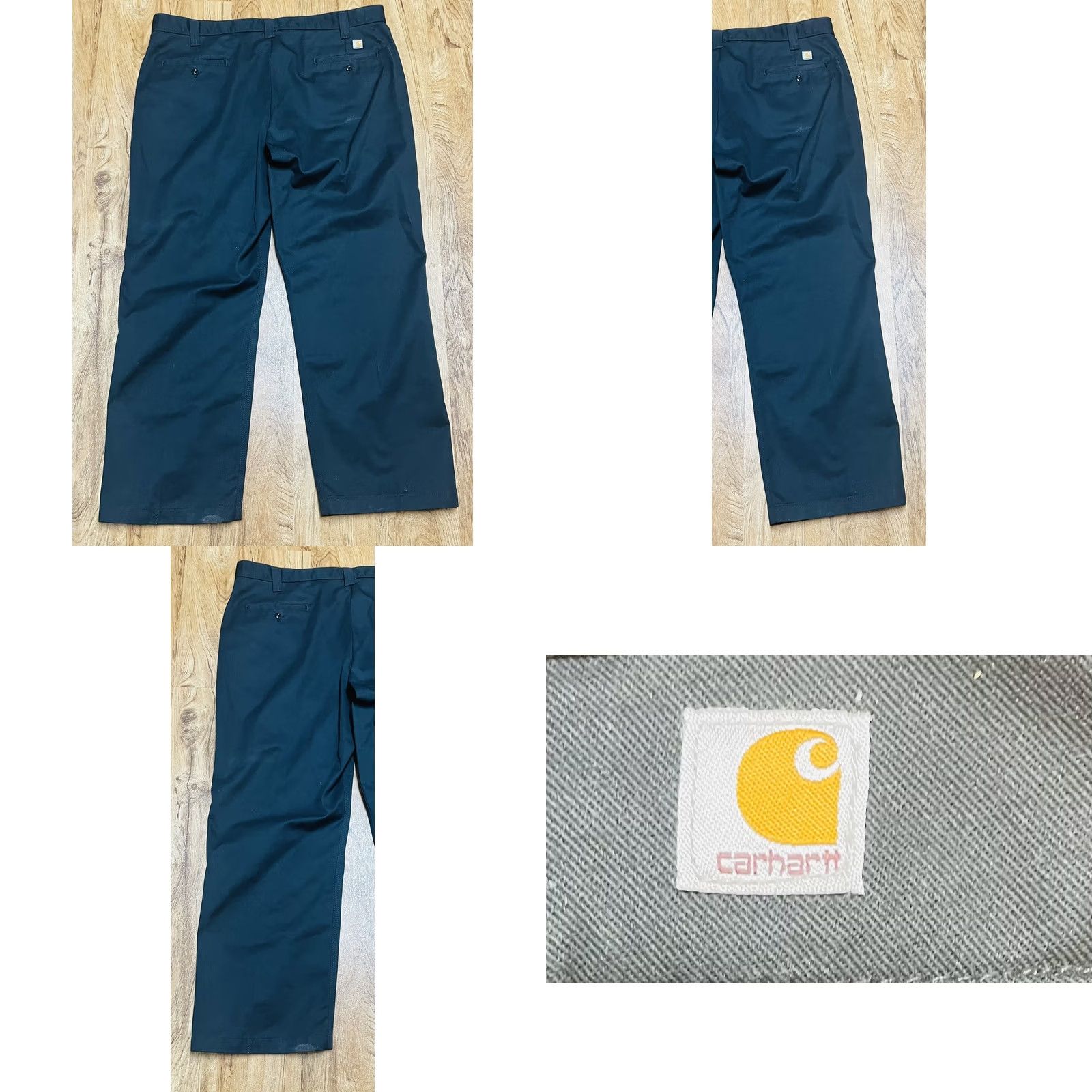 Carhartt VINTAGE? No. Carhartt Men’s Black Pants Slacks Dress Work Wear 42x30 Straight Leg Beige? Size US 42 / EU 58 - 8 Thumbnail