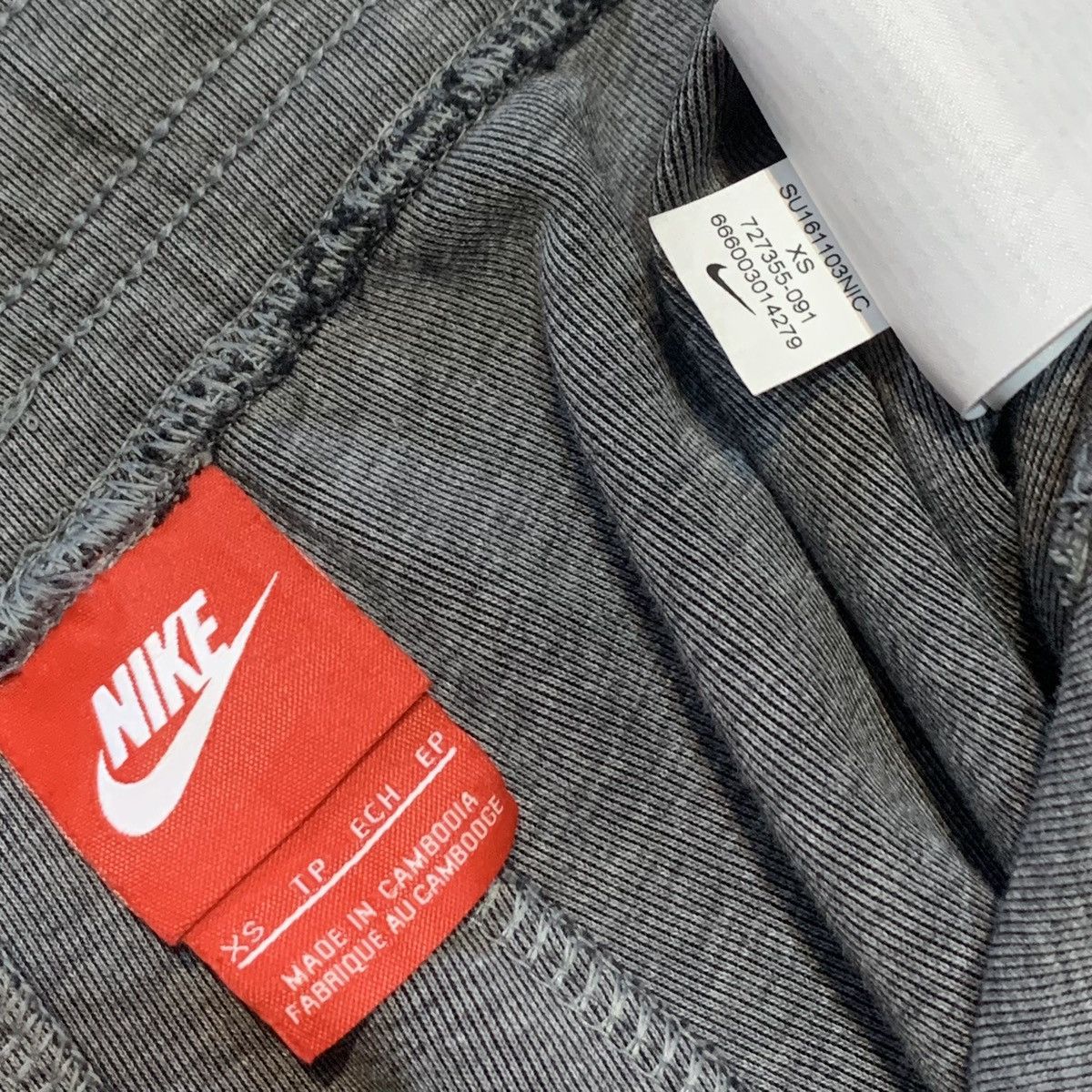 Nike × Vintage Nike Tech Fleece Cropped Skinny Joggers Sweatpants S XS Size US 30 / EU 46 - 5 Thumbnail