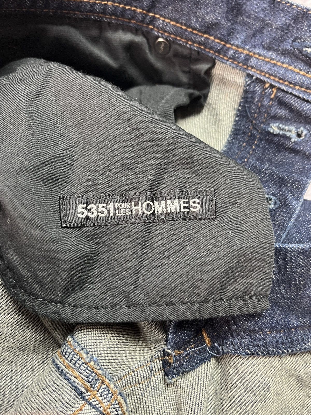 5351 POUR LES HOMMES Skinny 5351 Pour Les Hommes Faded Low Rises Jeans Size US 31 - 8 Thumbnail